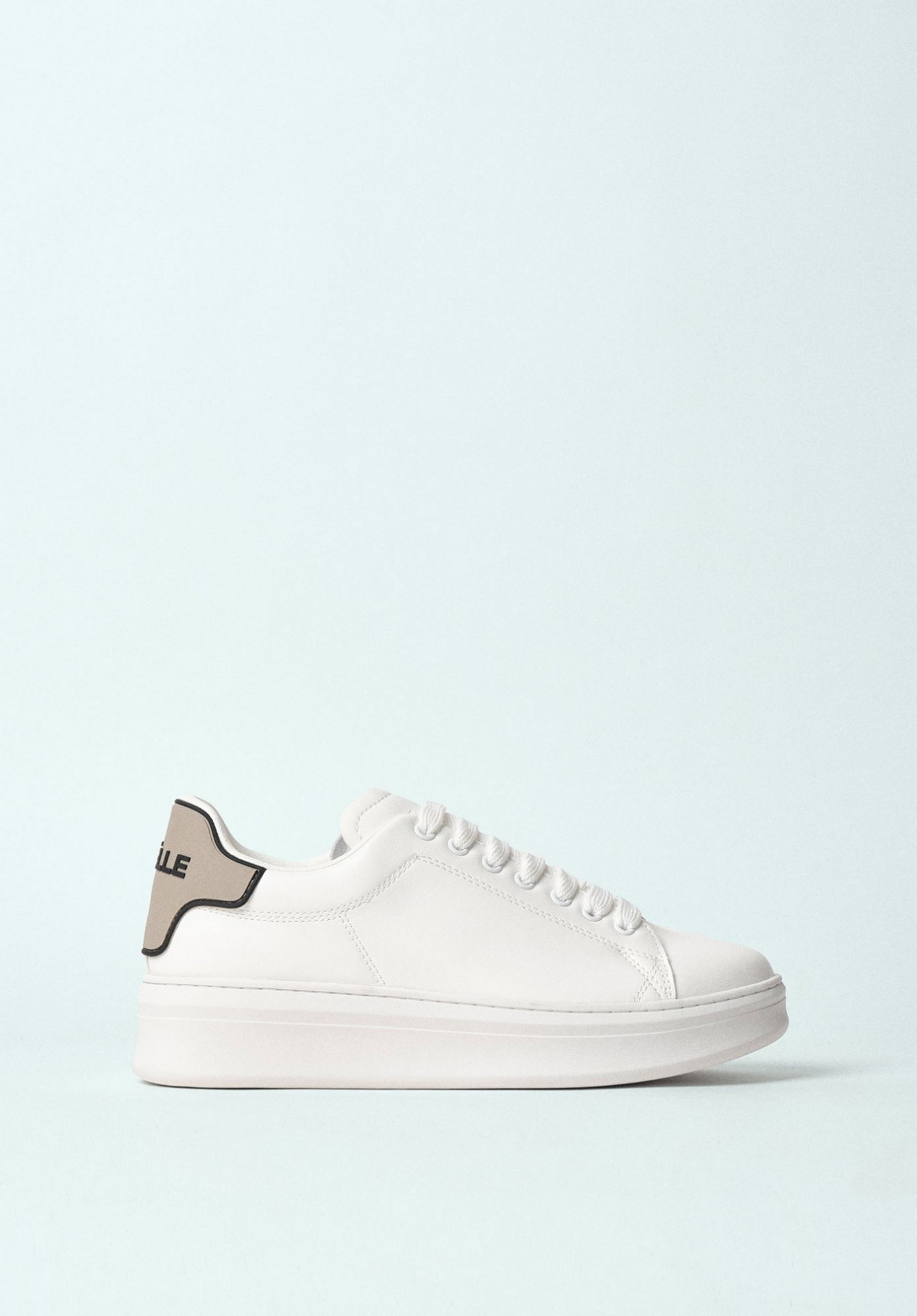 Gaëlle Paris Scarpa Uomo Sneakers Addict In Ecopelle Avena