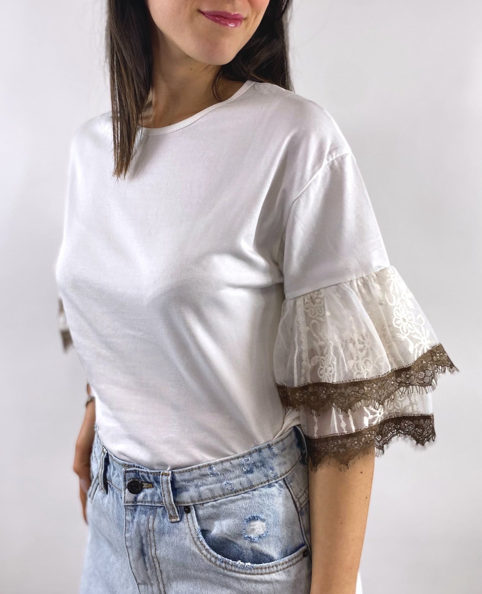 SUSY MIX T-SHIRT MANICA GALE MORO