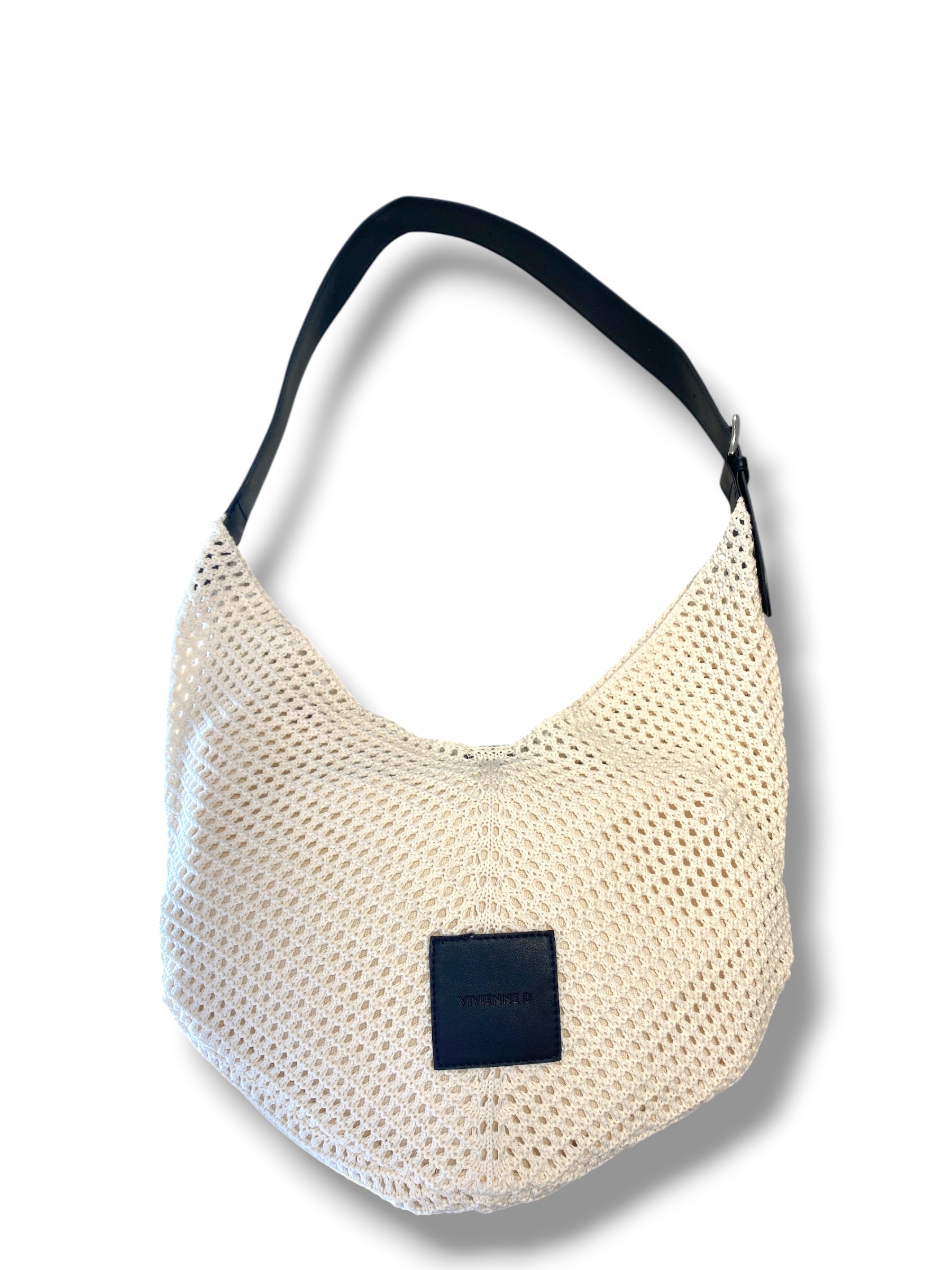 VIVIENNE D BORSA TRICOT BIANCA
