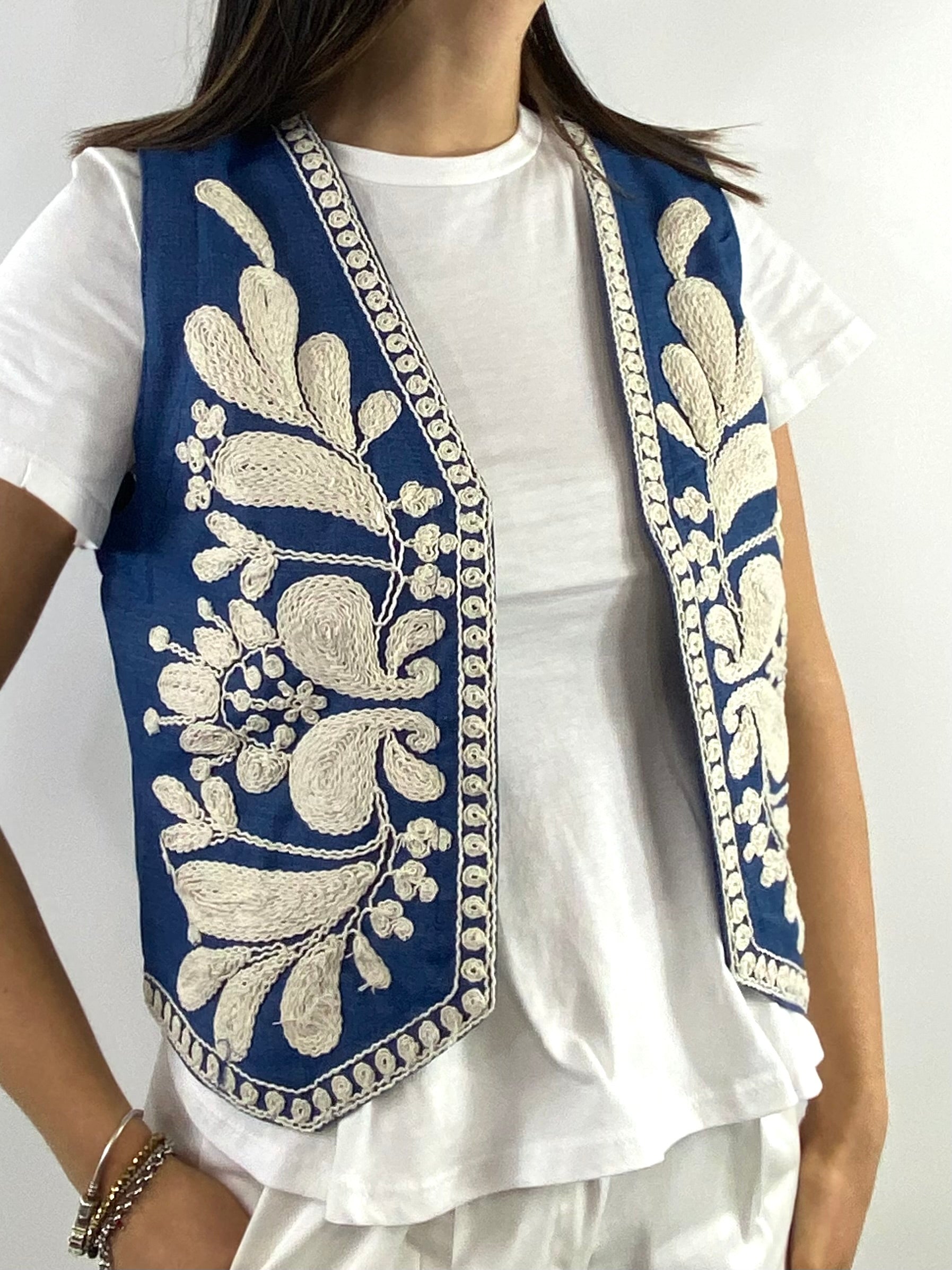 SUSY MIX GILET JEANS