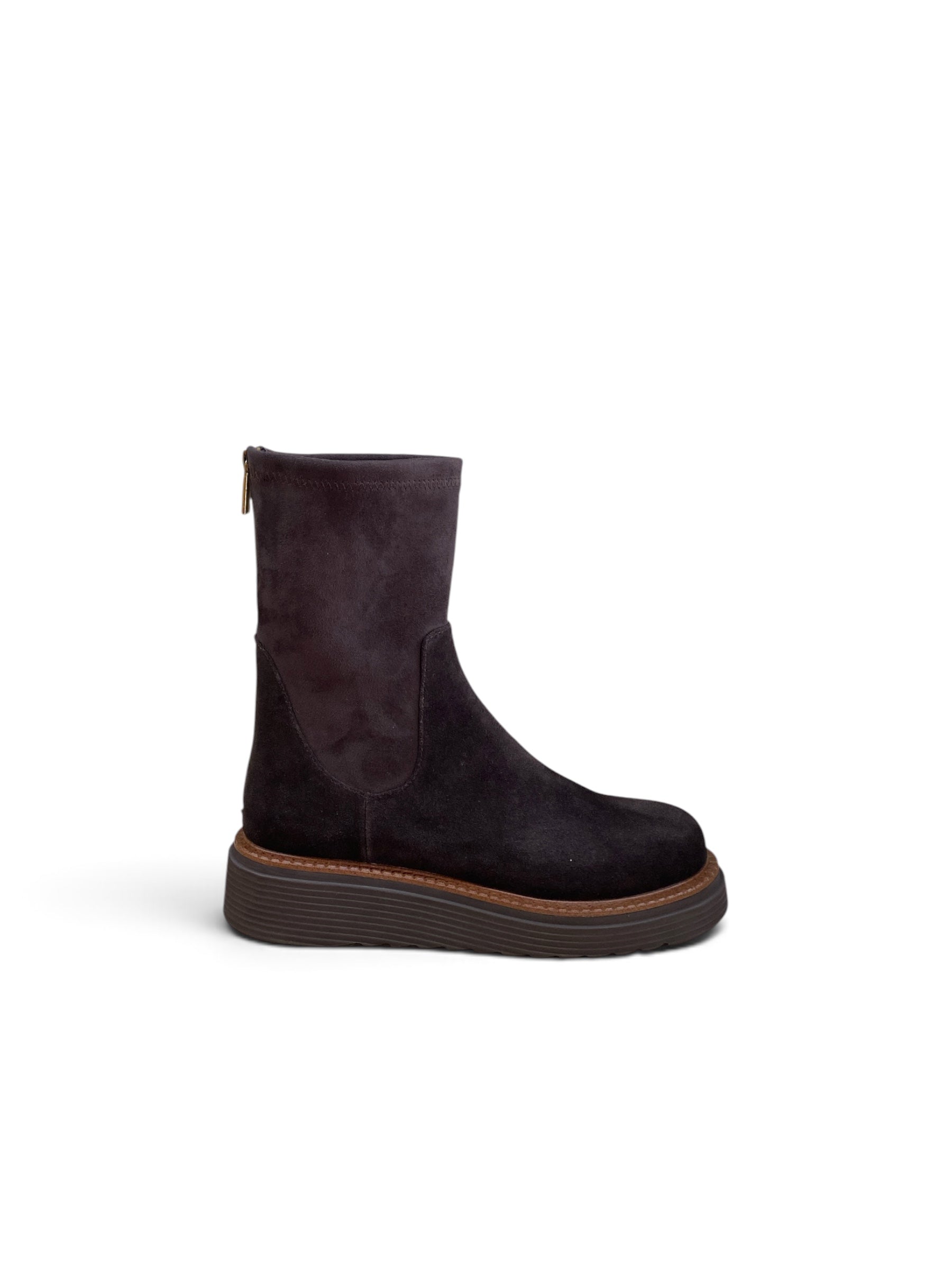BRUNO PREMI STIVALETTO CAMOSCIO STRETCH