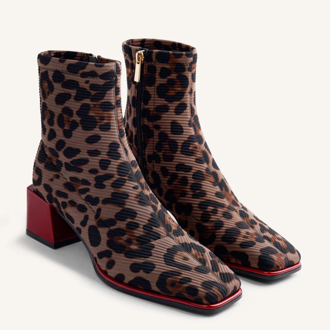 GIOSEPPO STIVALETTI ELASTICI CON STAMPA LEOPARD