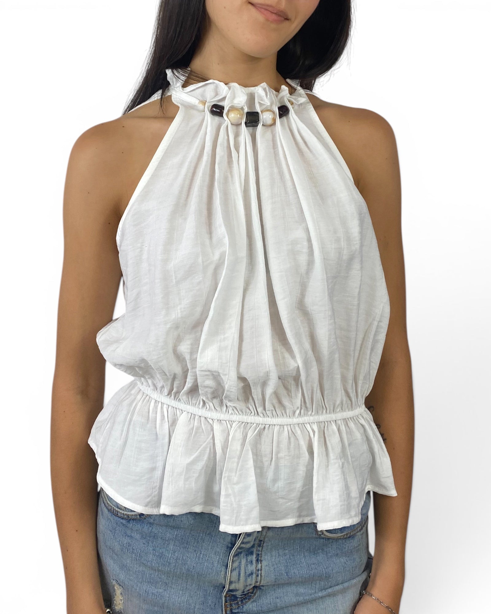 SUSY MIX TOP ACCESSORIO PANNA