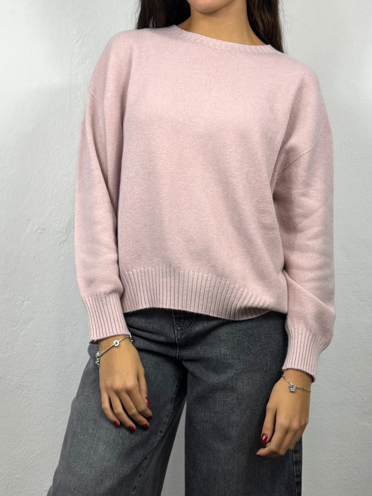 SUSY MIX MAGLIONCINO PARICOLLO ROSA