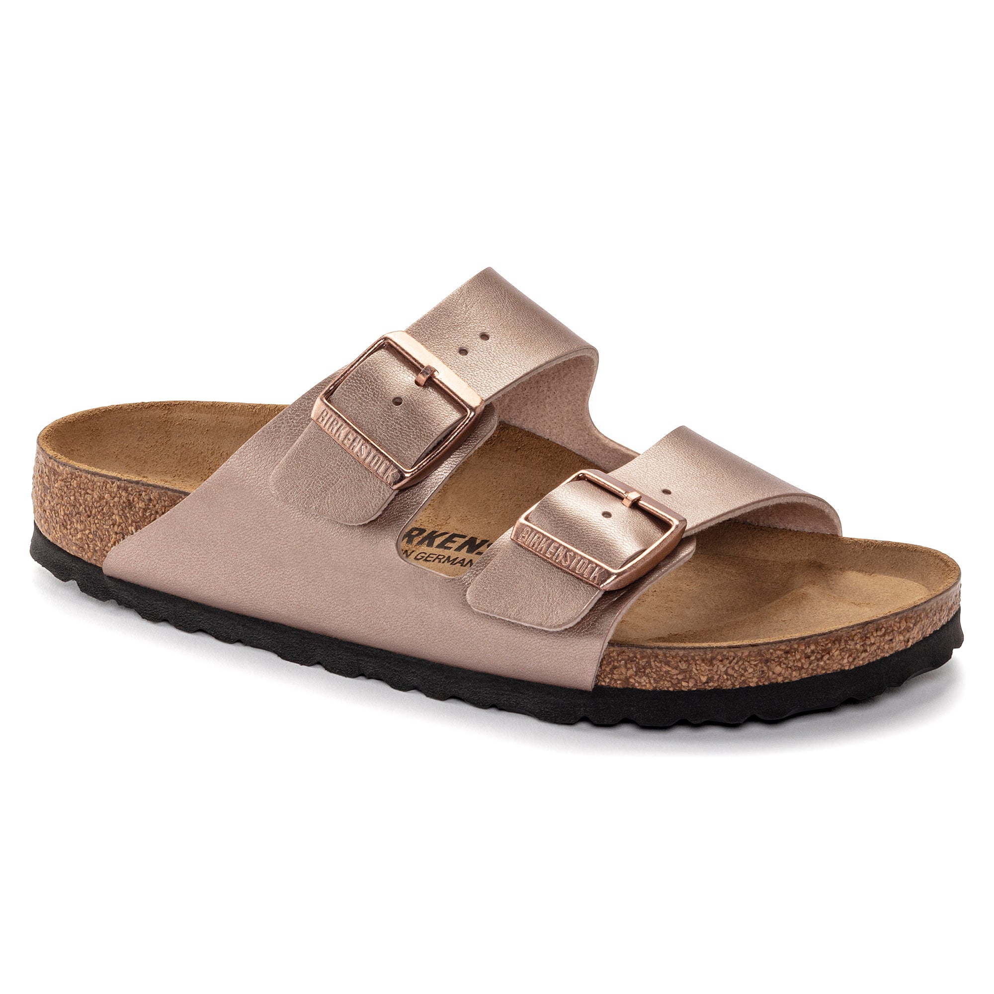 Birkenstock Ciabatta donna arizona 2 fasce birko flor laminato copper