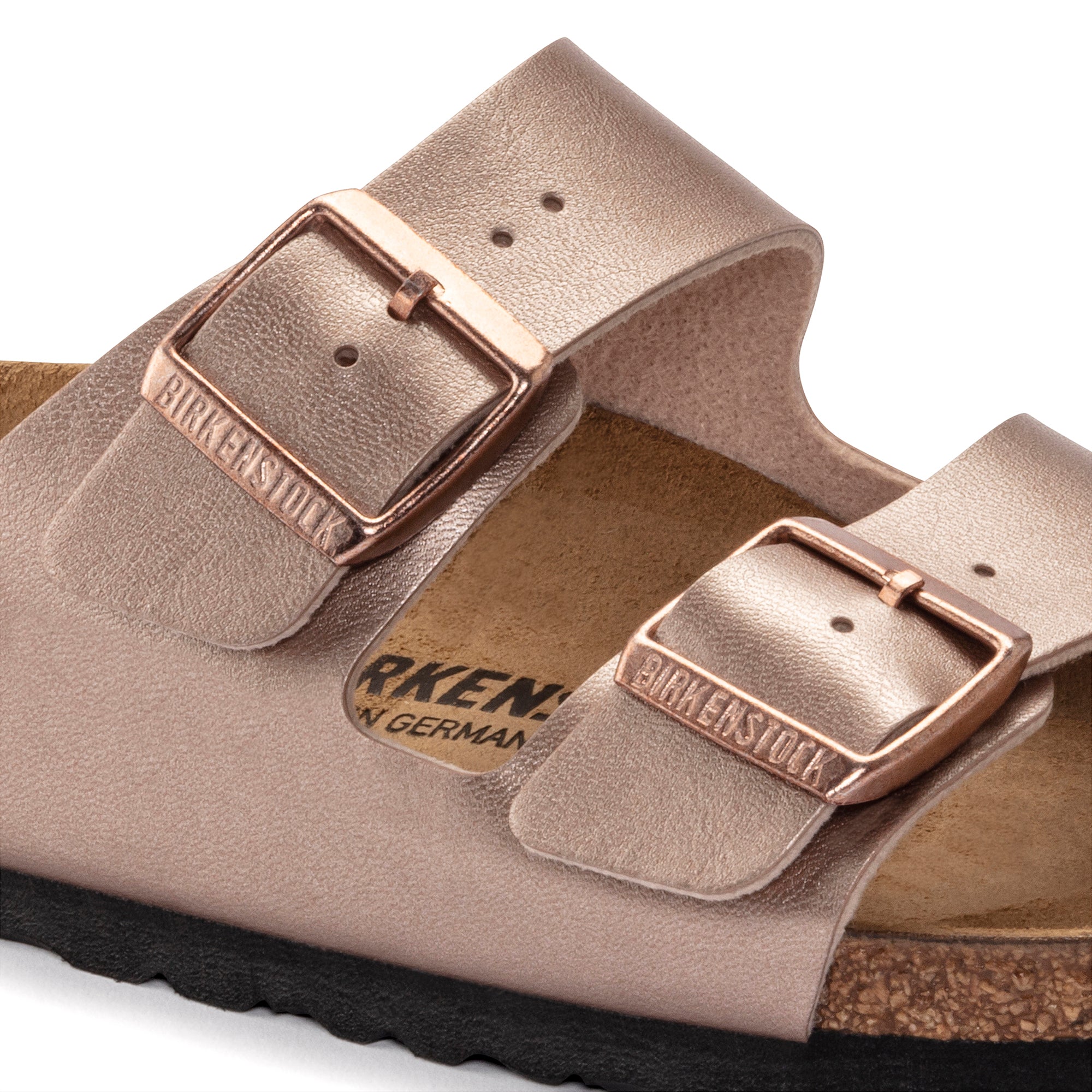 Birkenstock Ciabatta donna arizona 2 fasce birko flor laminato copper