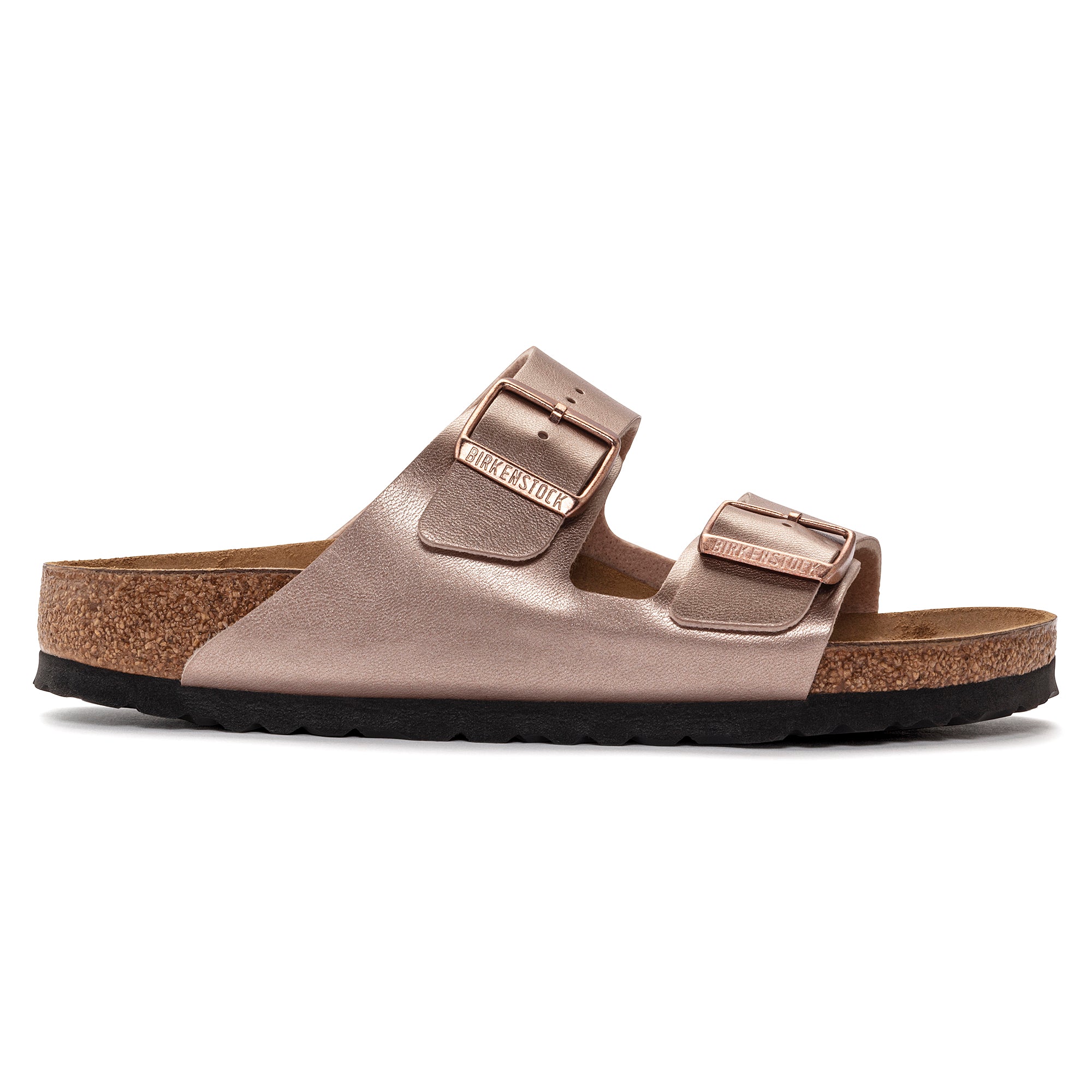 Birkenstock Ciabatta donna arizona 2 fasce birko flor laminato copper