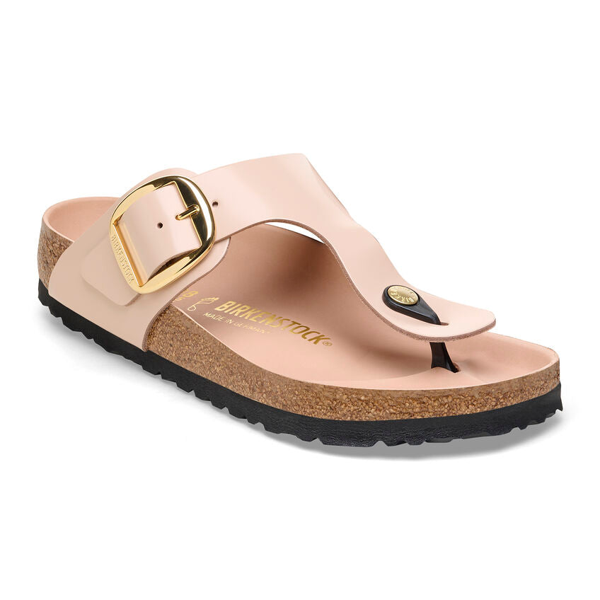 Birkenstock Ciabatta infradito Donna Gizeh big buckle beige