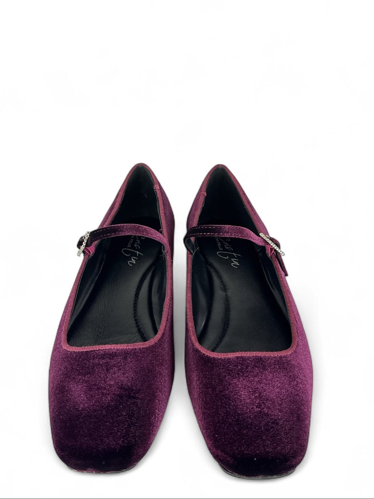 CRISTIN BALLERINA IN VELLUTO VINACCIA