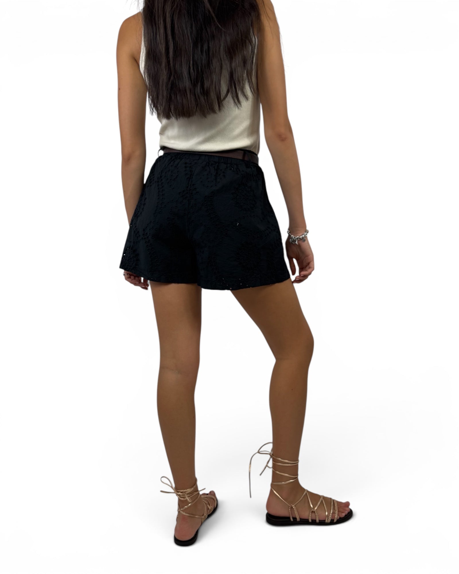 SUSY MIX BERMUDA SANGALLO NERO