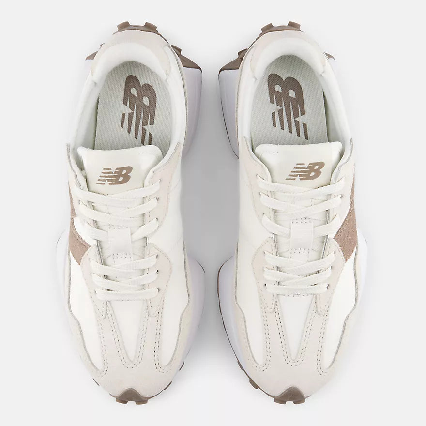 NEW BALANCE SNEAKERS 327 LINEN CON SEA SALT E MUSHROOM