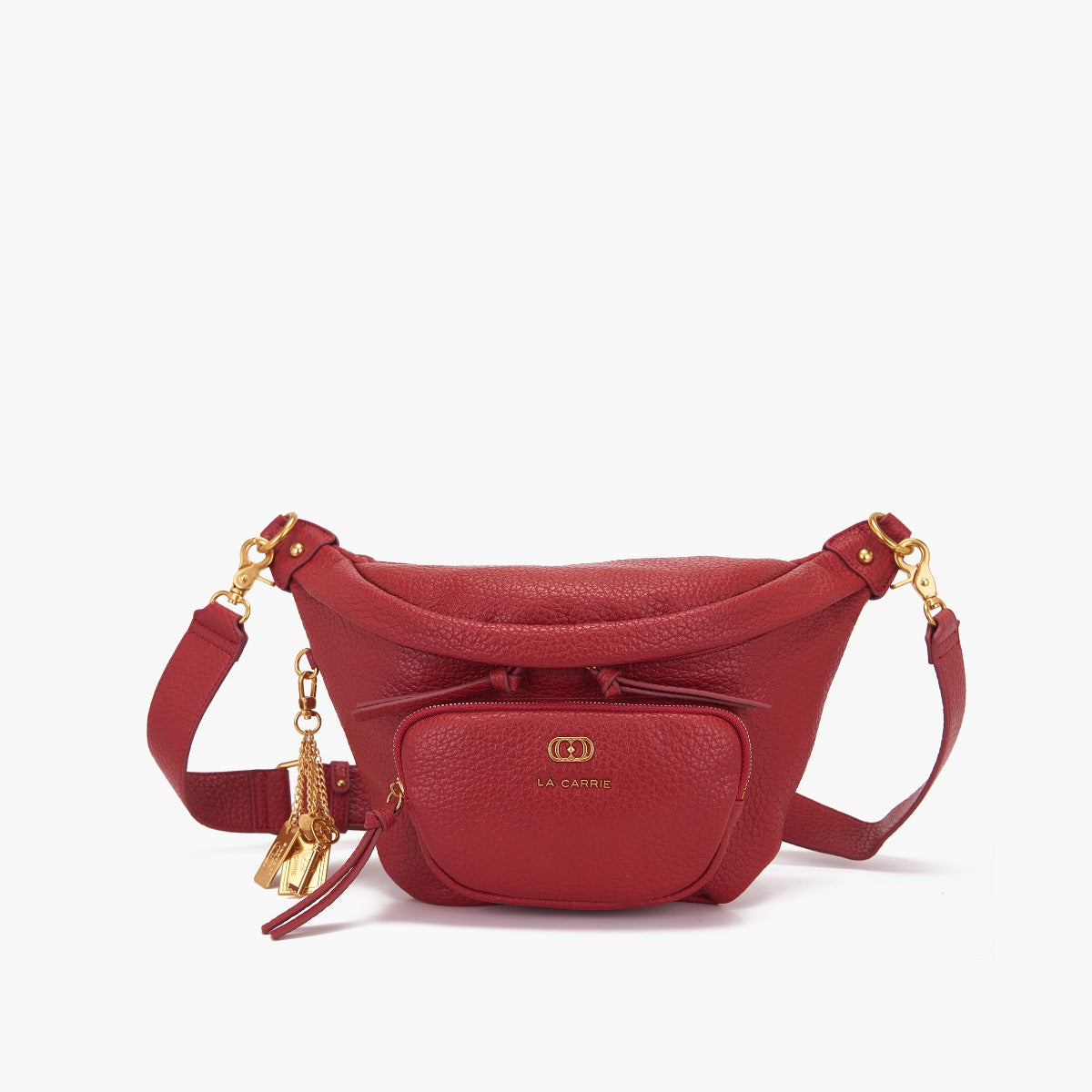 La Carrie marsupio donna in ecopelle rosso