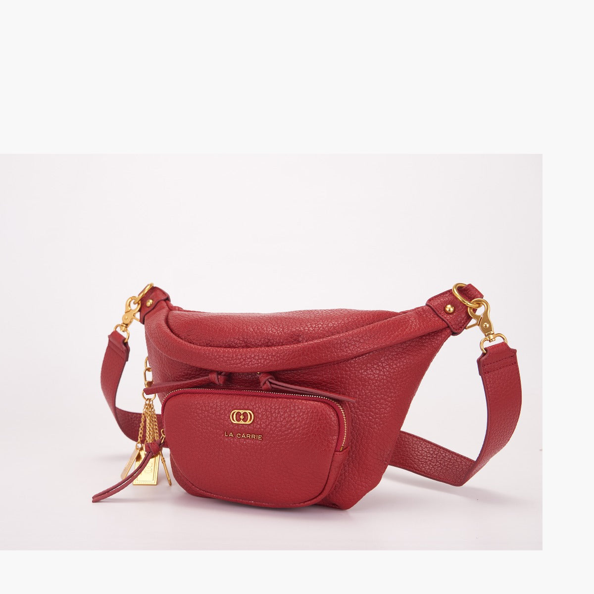 La Carrie marsupio donna in ecopelle rosso
