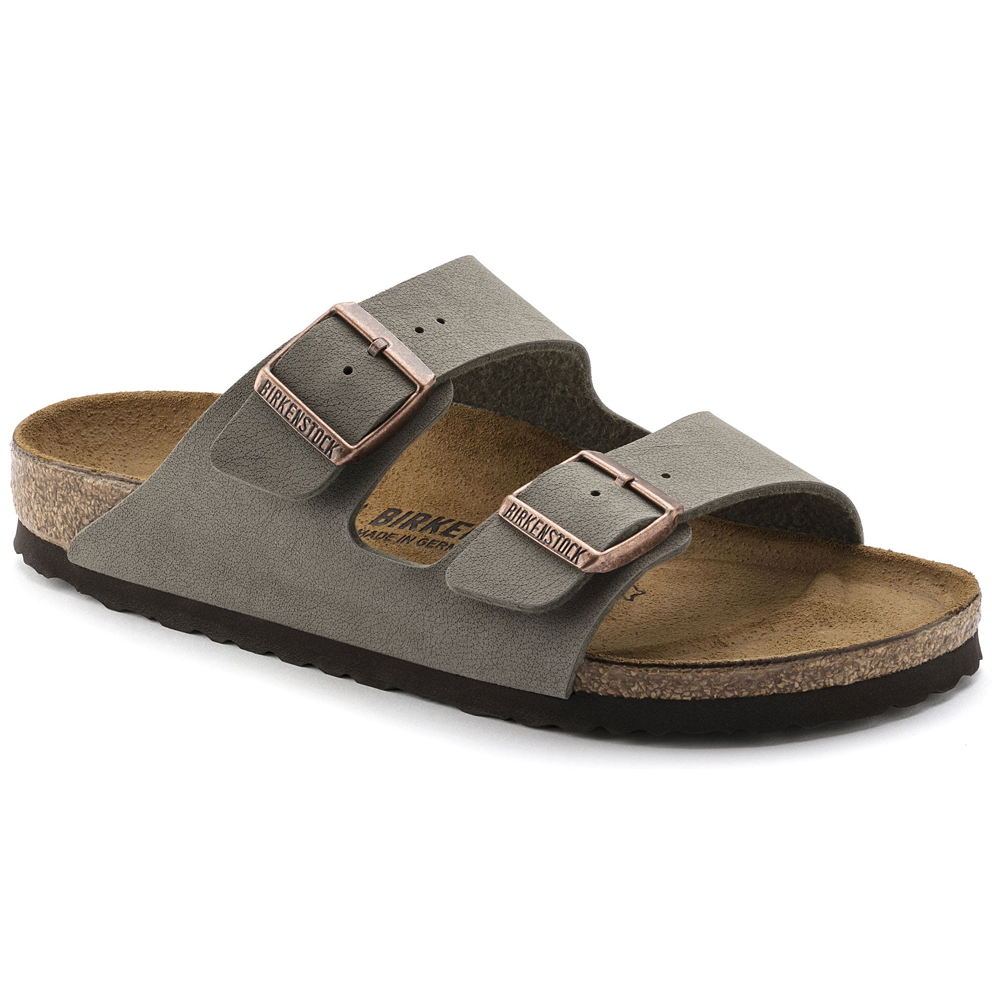 Birkenstock ciabatta donna due fasce birko flor stone
