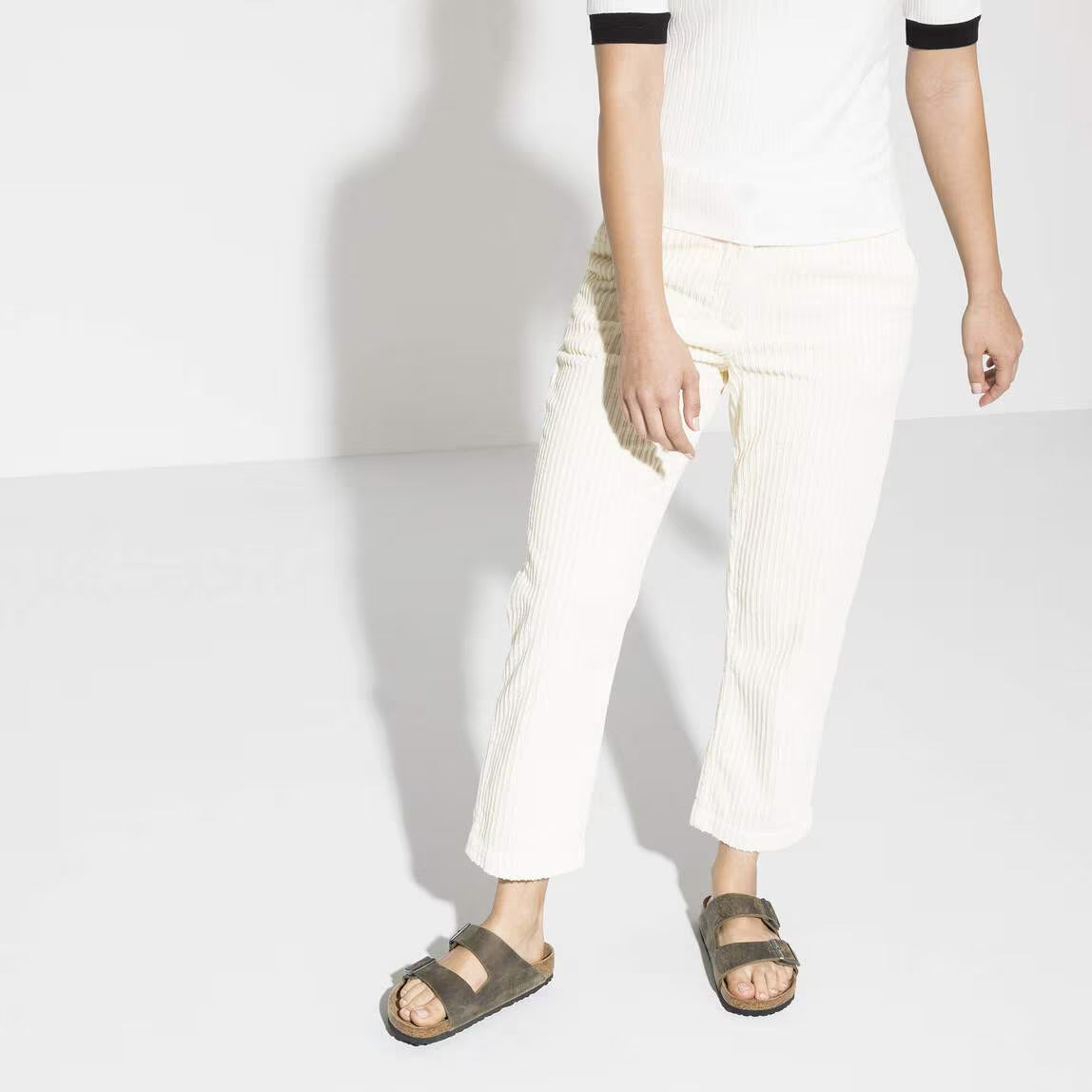 BIRKENSTOCK ARIZONA SFB FADED KHAKI
