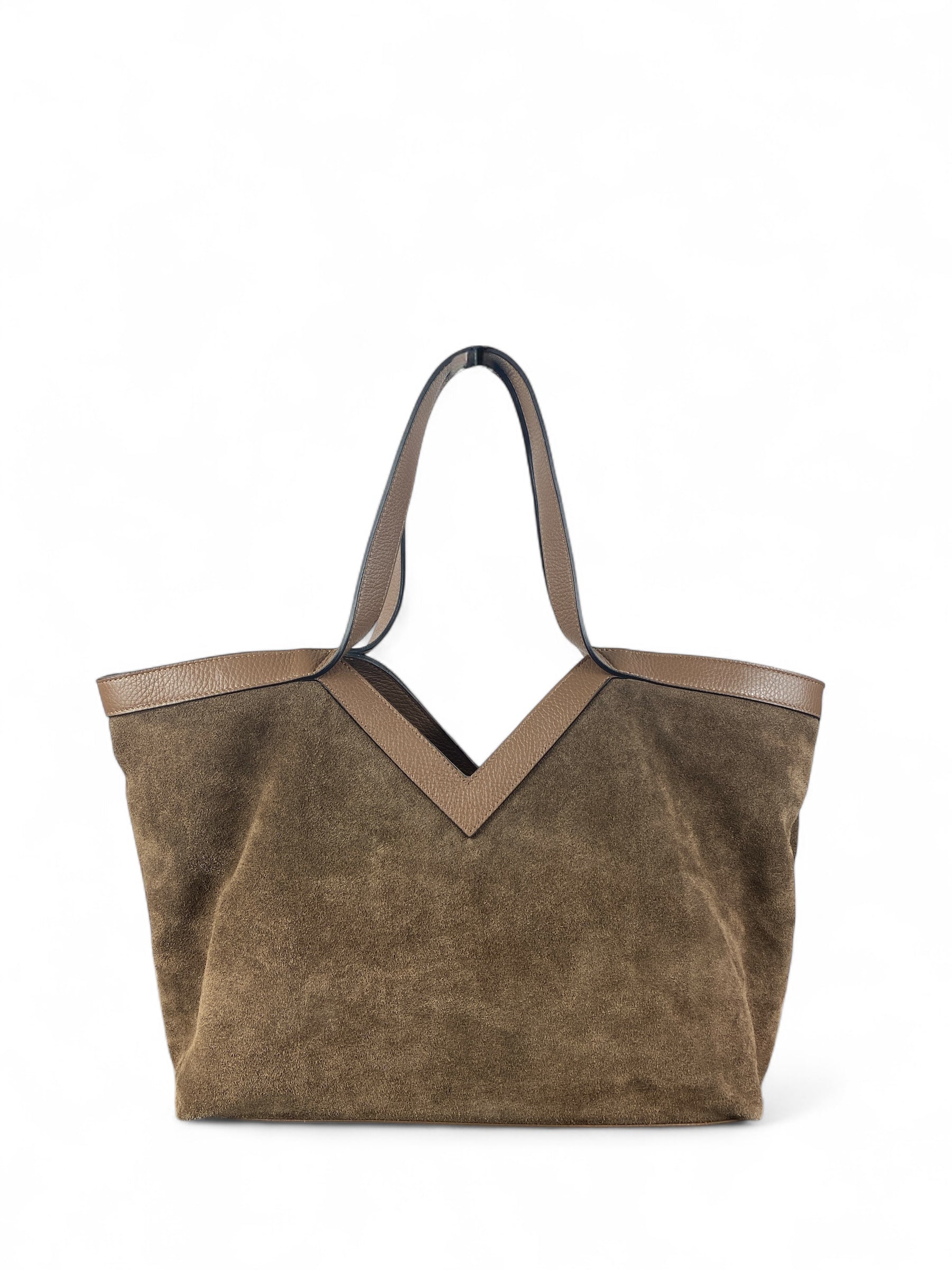CECILE BORSA IN SUEDE TAUPE