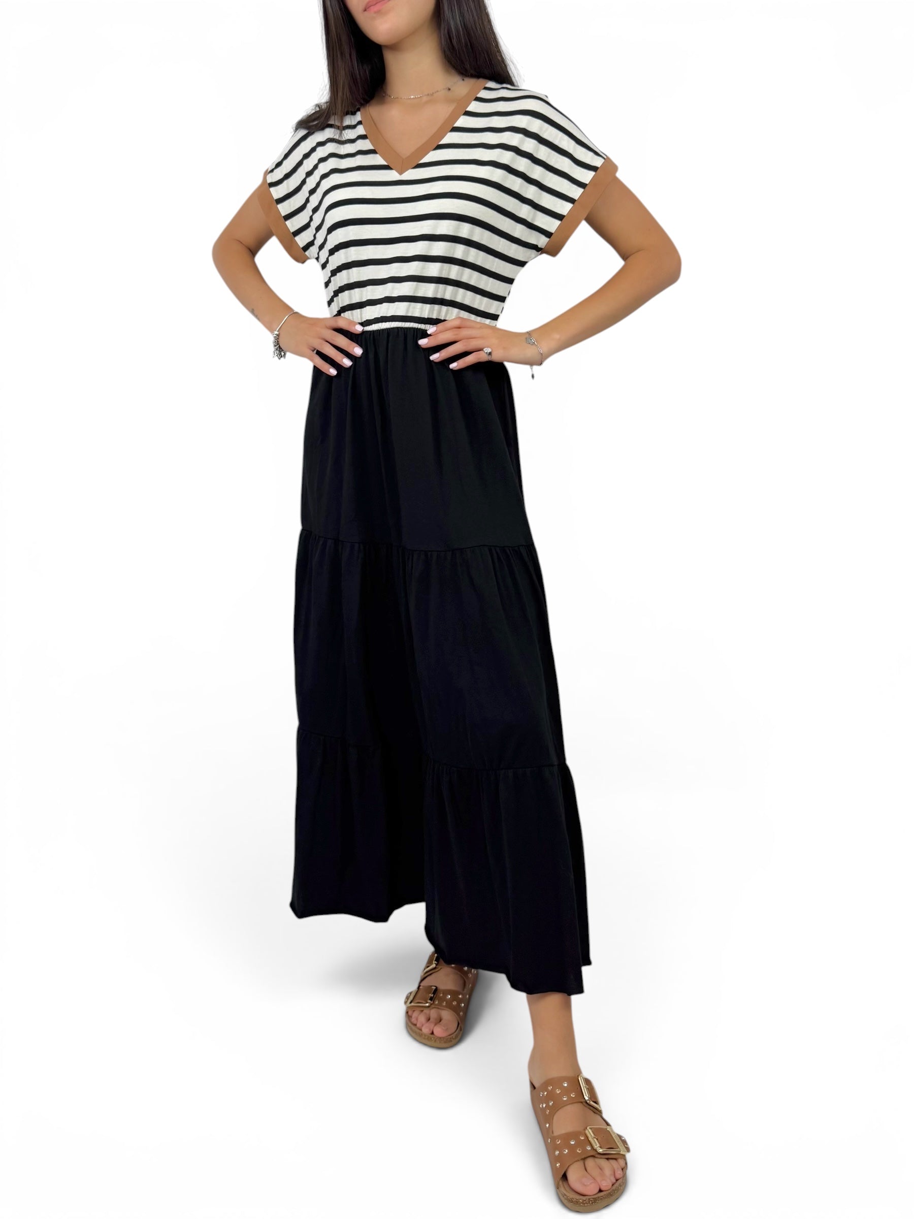 SUSY MIX ABITO LUNGO BALZE NERO