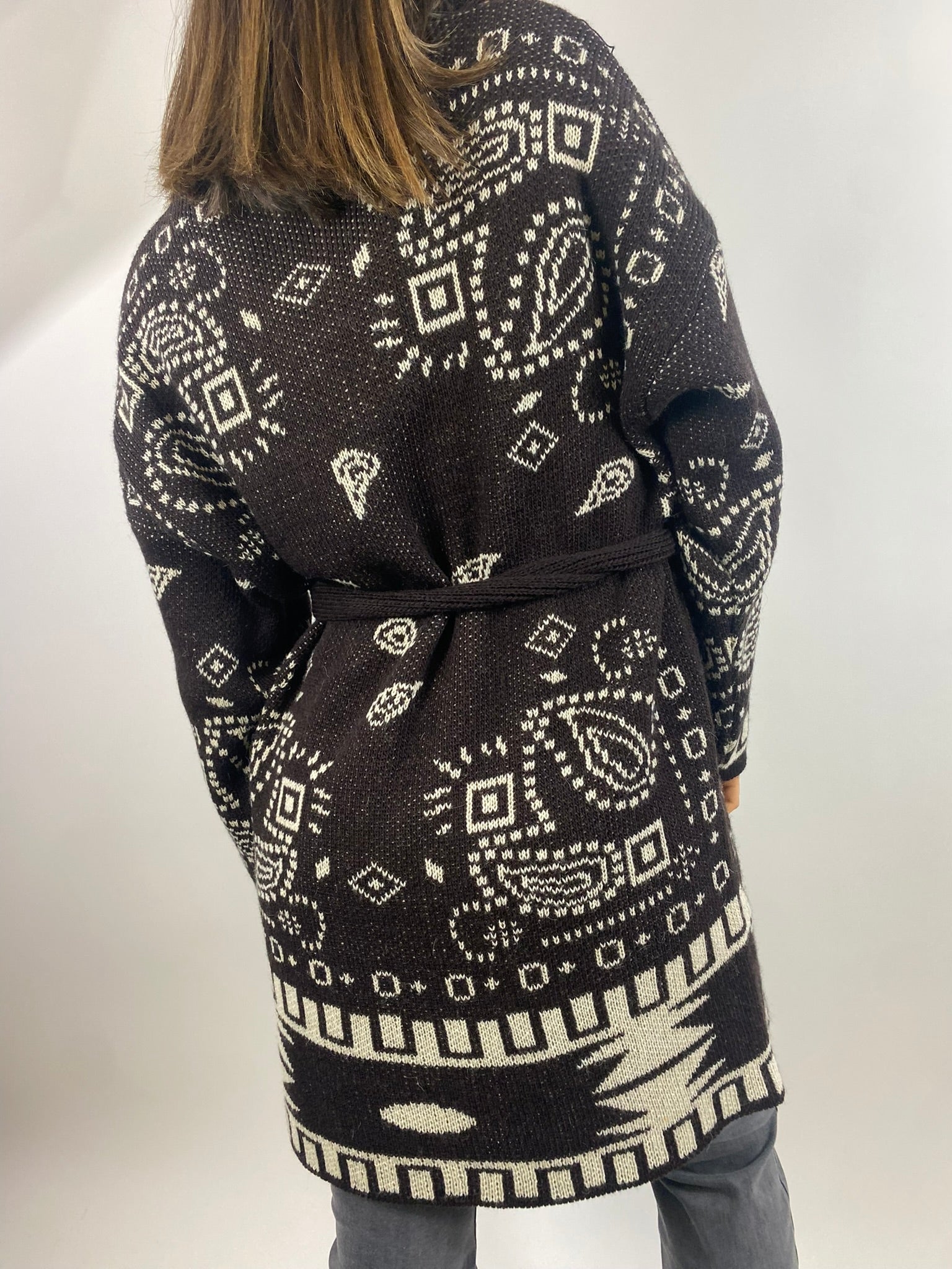 SUSY MIX CARDIGAN CON FRANGIA MORO