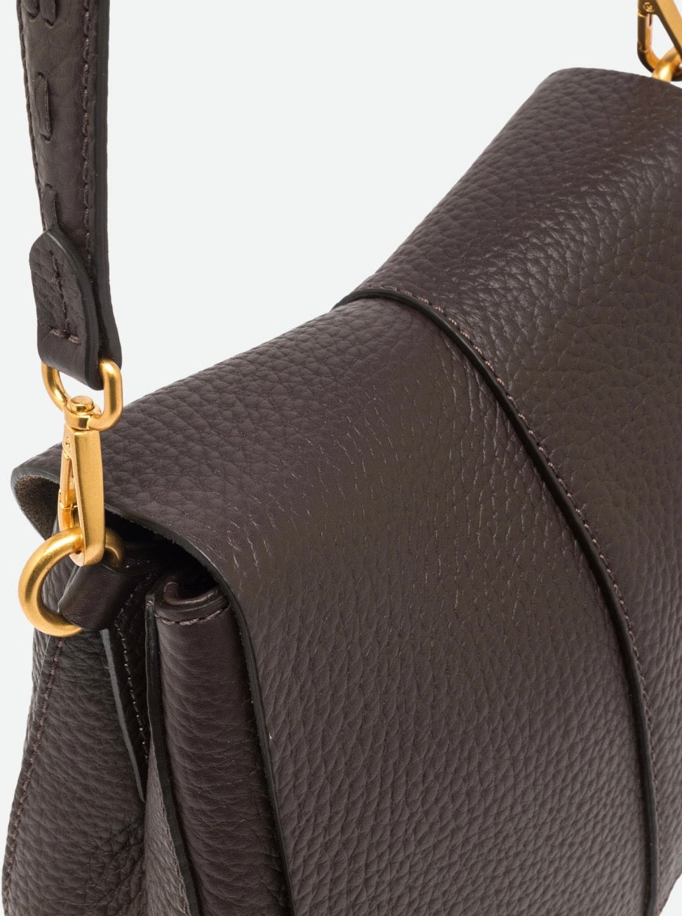 GIANNI CHIARINI BORSA A SPALLA HELENA ROUND ESPRESSO