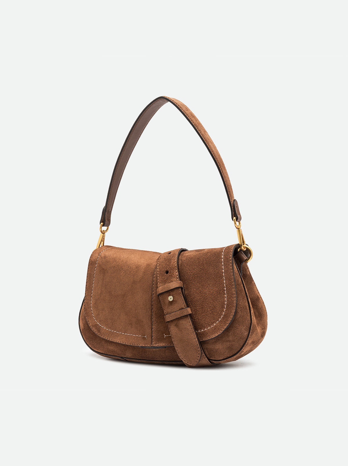 GIANNI CHIARINI BORSA A SPALLA HELENA ROUND COGNAC