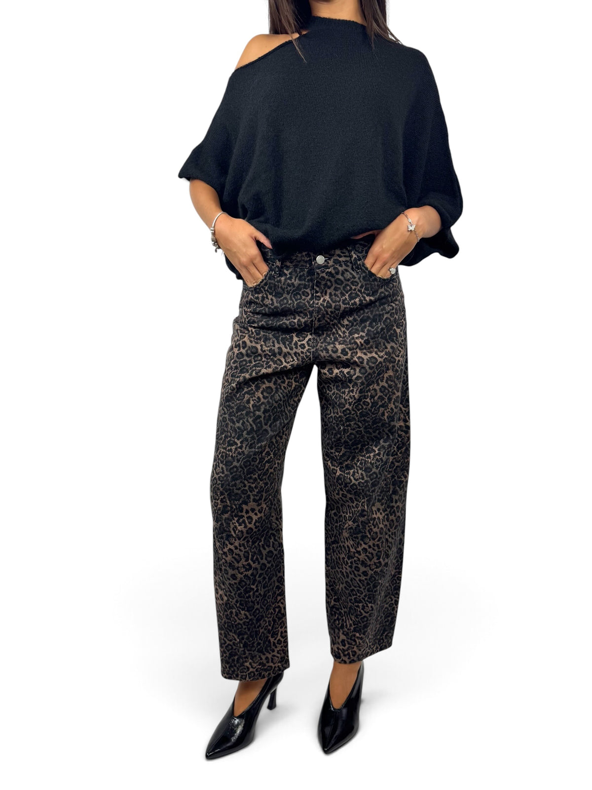 SUSY MIX PANTALONE MACULATO BAROLO
