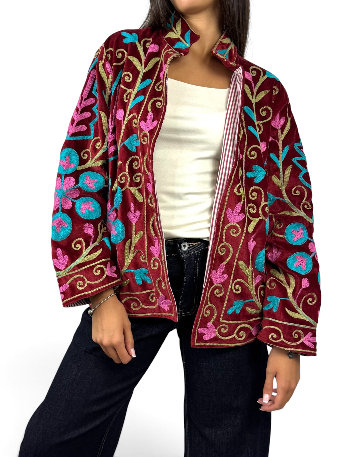 CECILE GIACCA SUZANI ROSSO ROSA