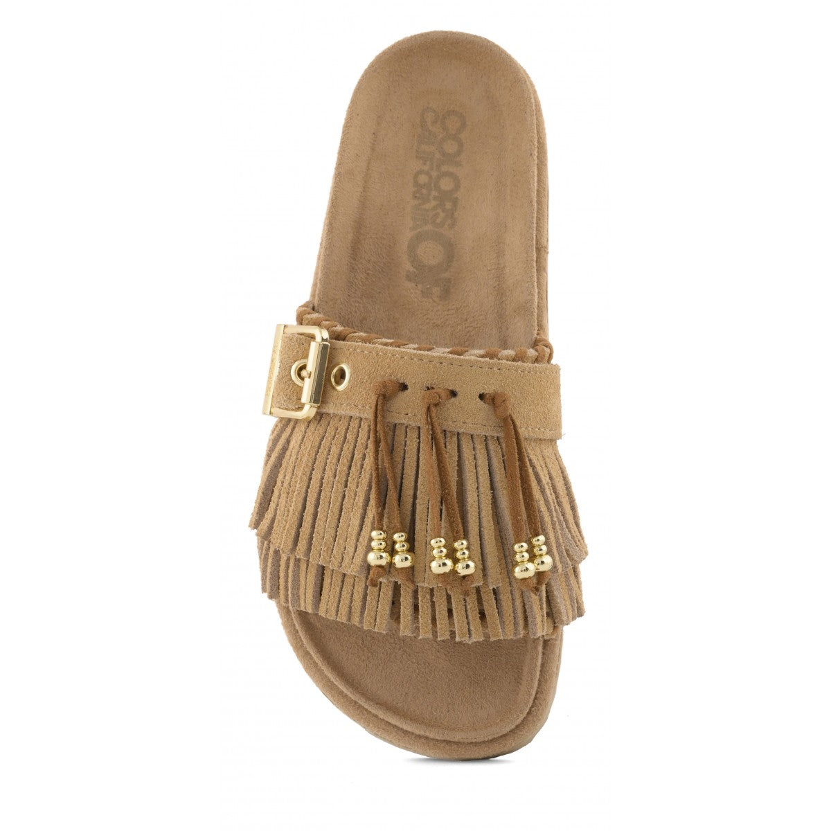COLORS OF CALIFORNIA SLOFI FRANGE CAMEL