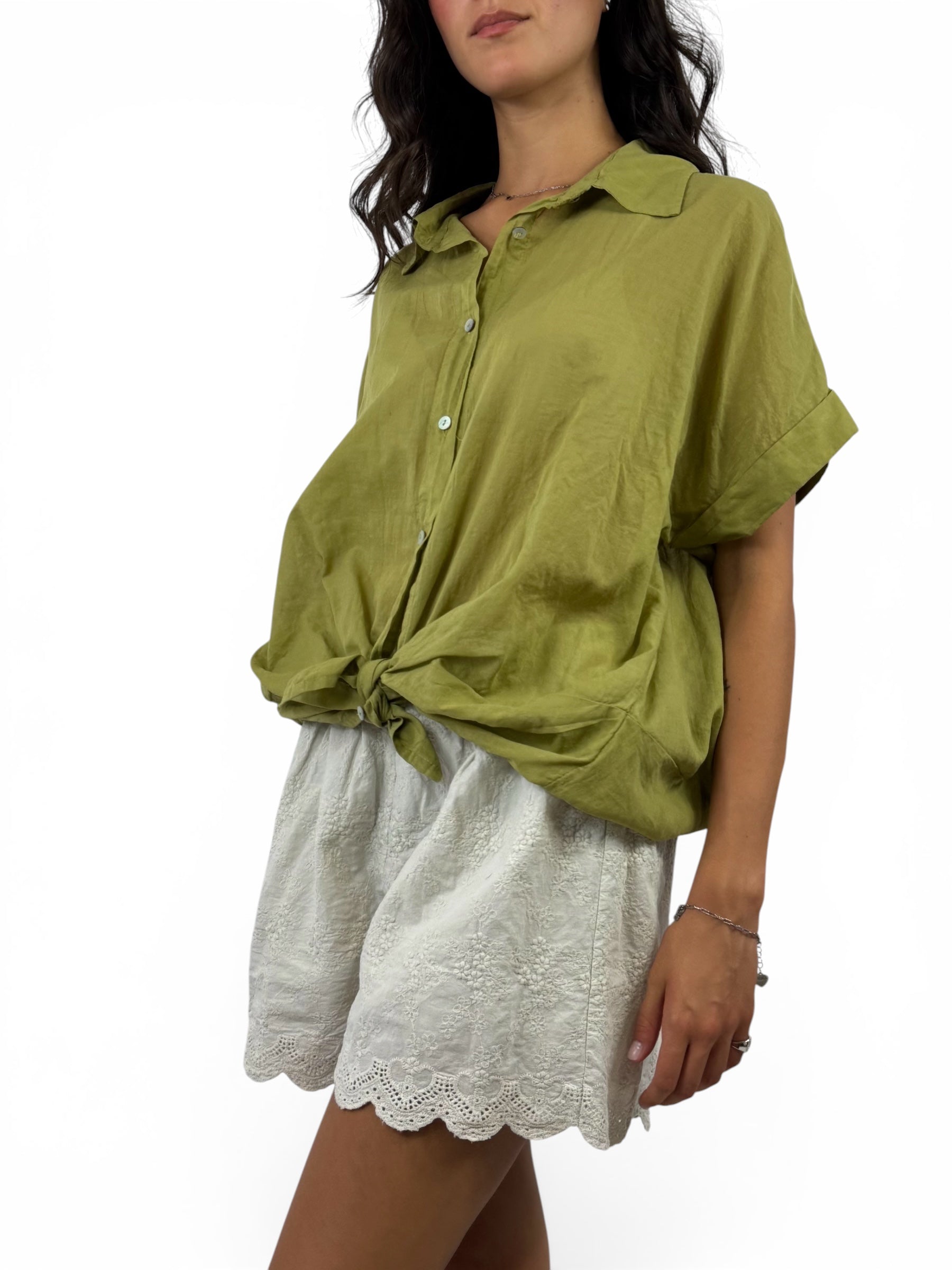 SUSY MIX CAMICIA VERDE OLIVA