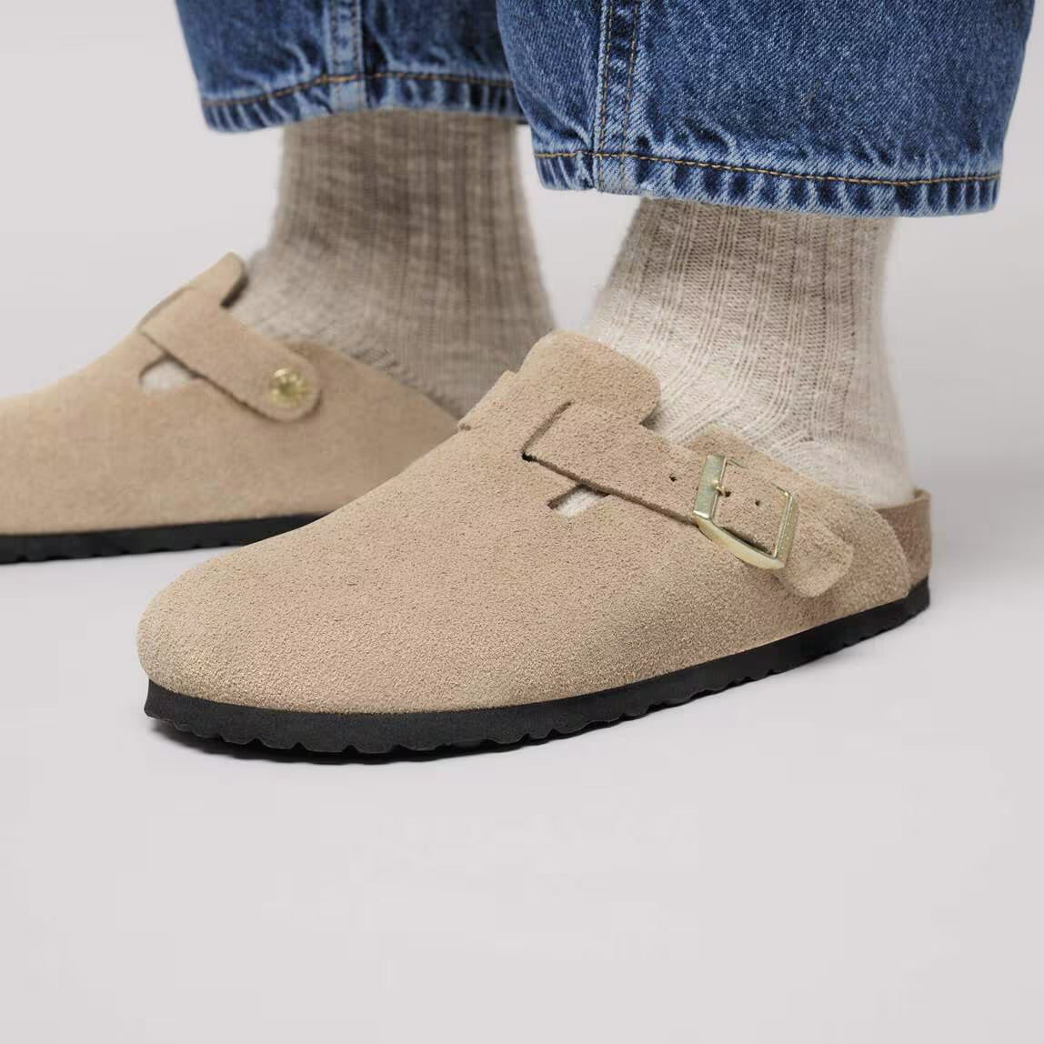 BIRKENSTOCK BOSTON SANDCASTLE DONNA