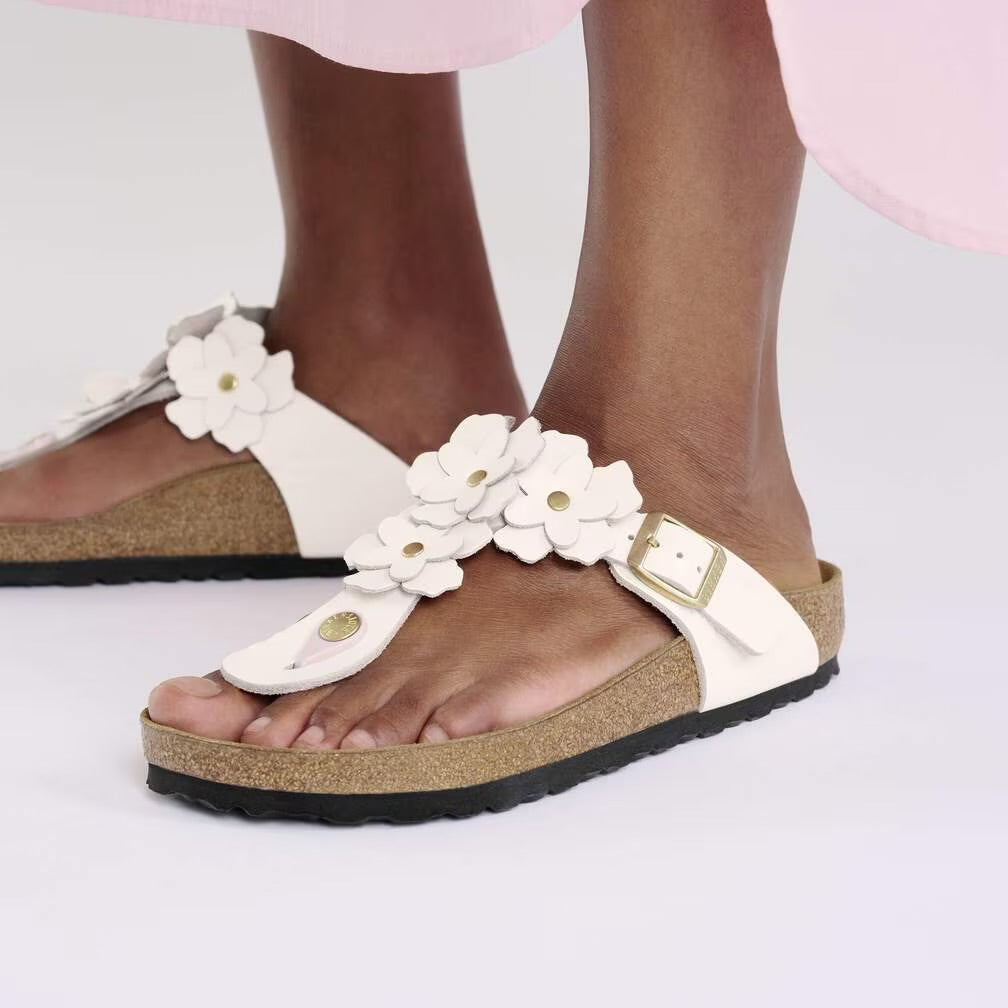 BIRKENSTOCK GIZEH FLOWERS LIGHT ROSE