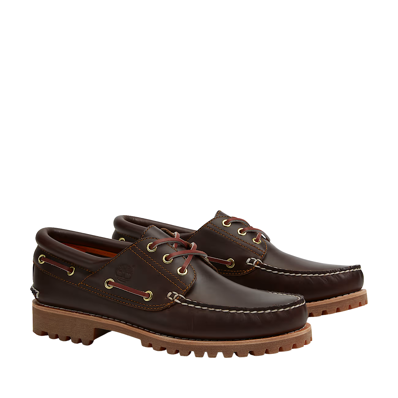 TIMBERLAND Scarpa da Barca Authentic 3-Eye Lug Handsewn marrone
