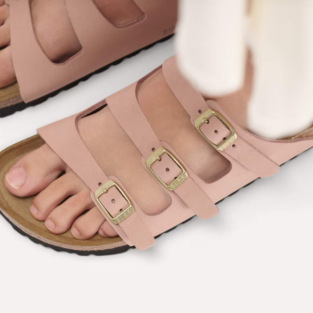 BIRKENSTOCK FLORIDA NABUK SOFT PINK