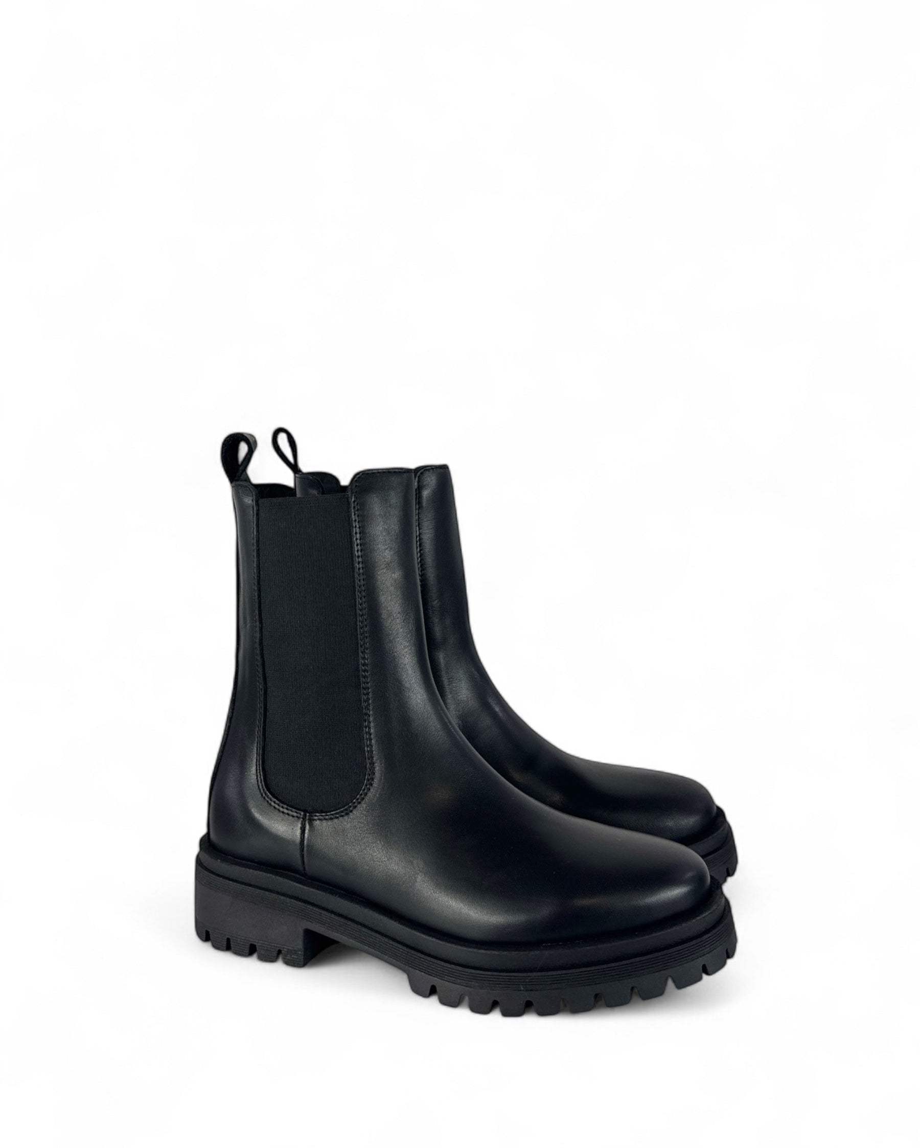 CROWN BEATLES IN PELLE NERO