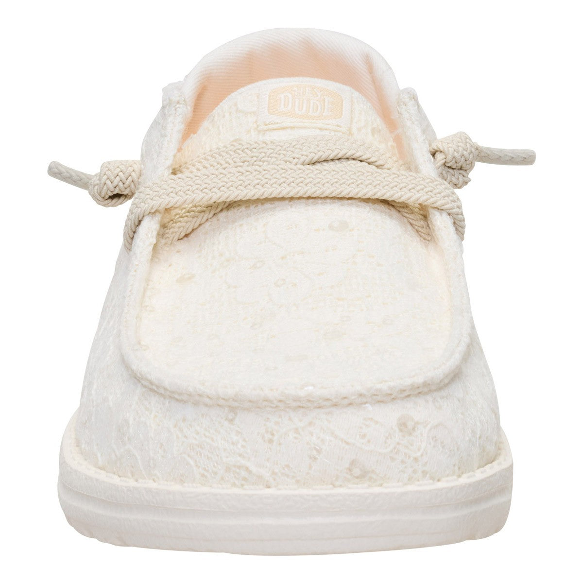 HEY DUDE WENDY SEQUIN LACE IVORY