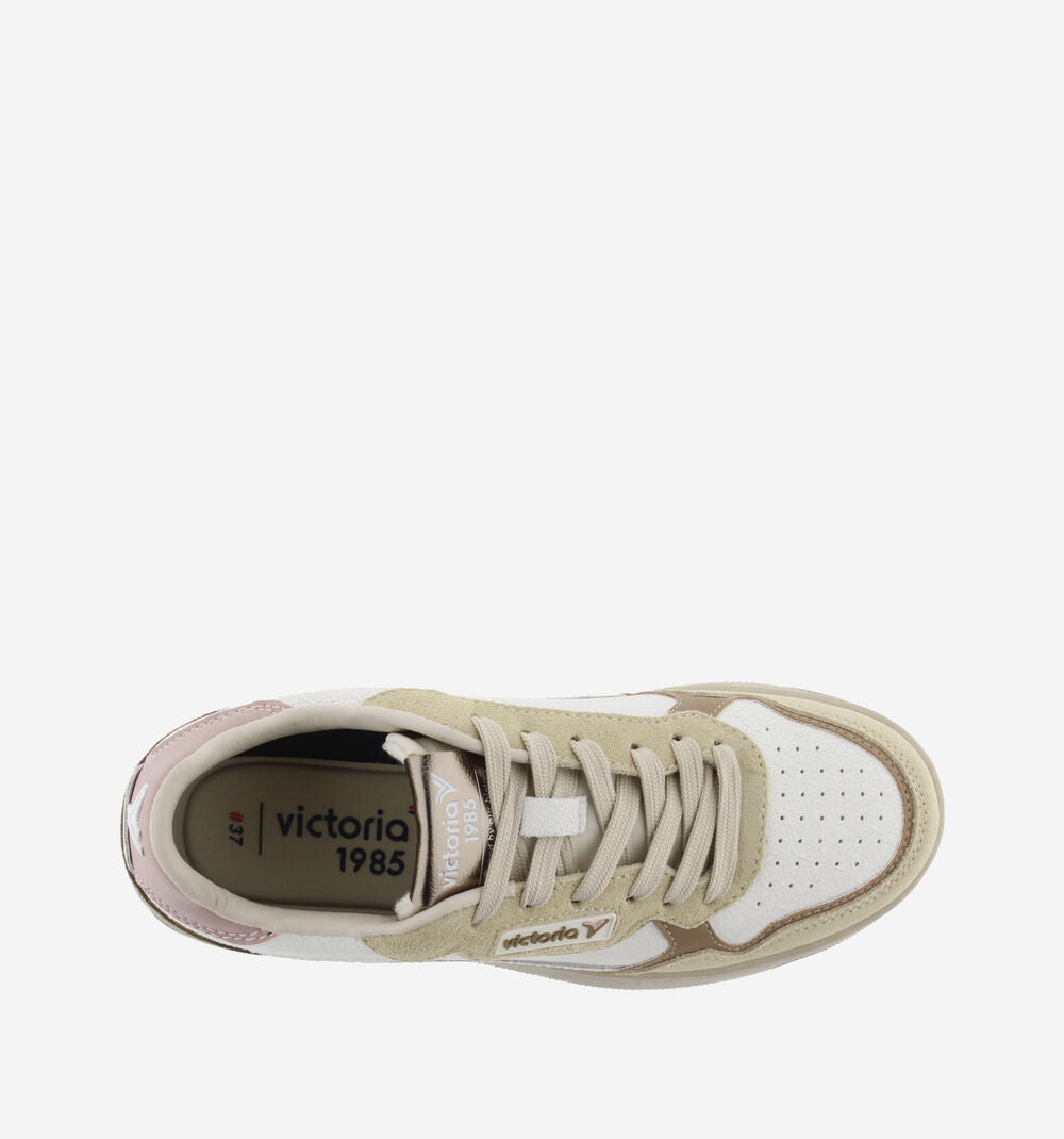 VICTORIA SNEAKERS SPORT MIX BEIGE