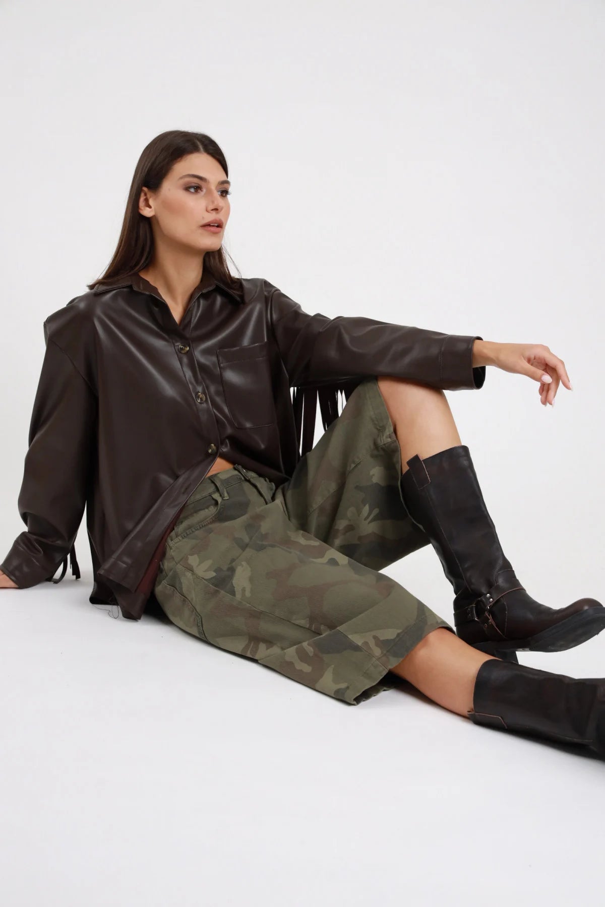 SUSY MIX BERMUDA IN CAMOUFLAGE