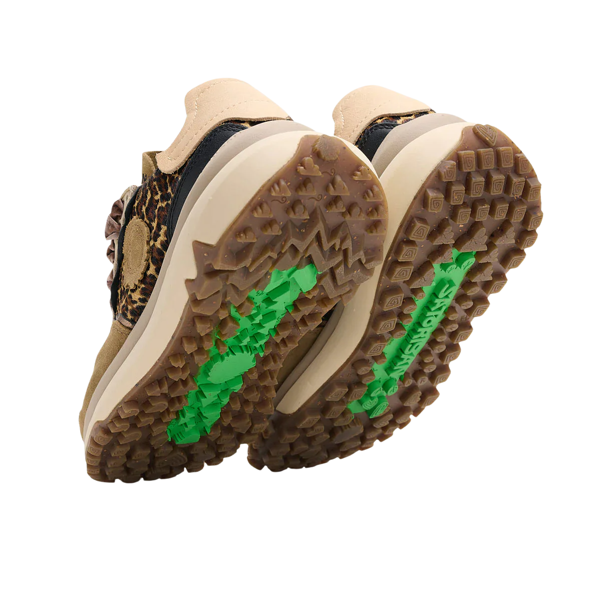 SATORISAN Sneakers donna cavallino suede leopardo