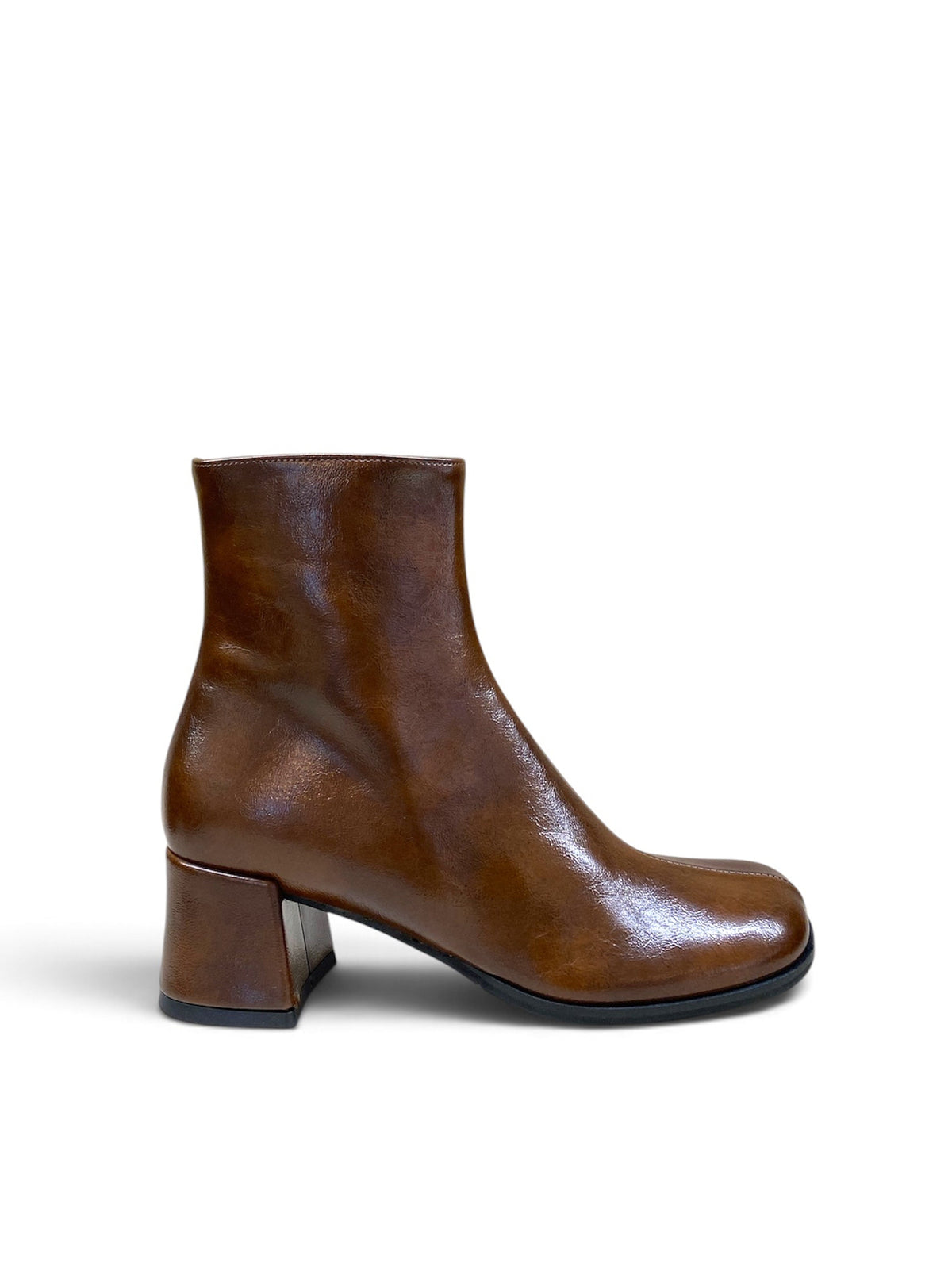 BOTTEGA LOTTI STIVALETTO ECOPELLE MARRONE