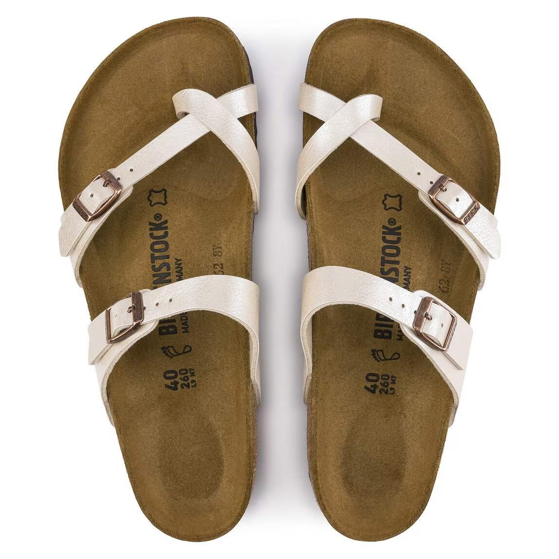 BIRKENSTOCK MAYARI GRACEFUL PEARL WHITE