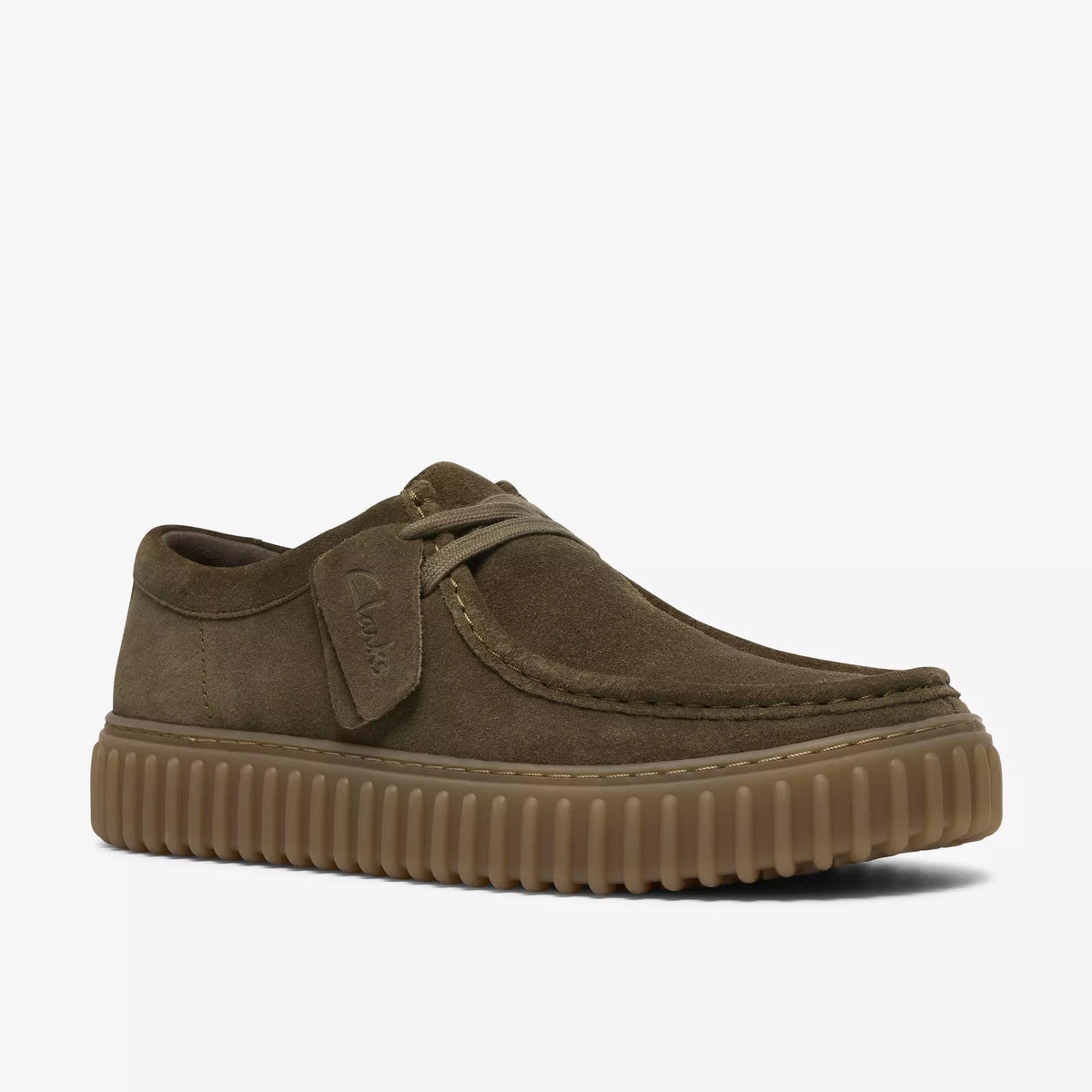 CLARKS THORILL LACE HI POLACCHINE KHAKI
