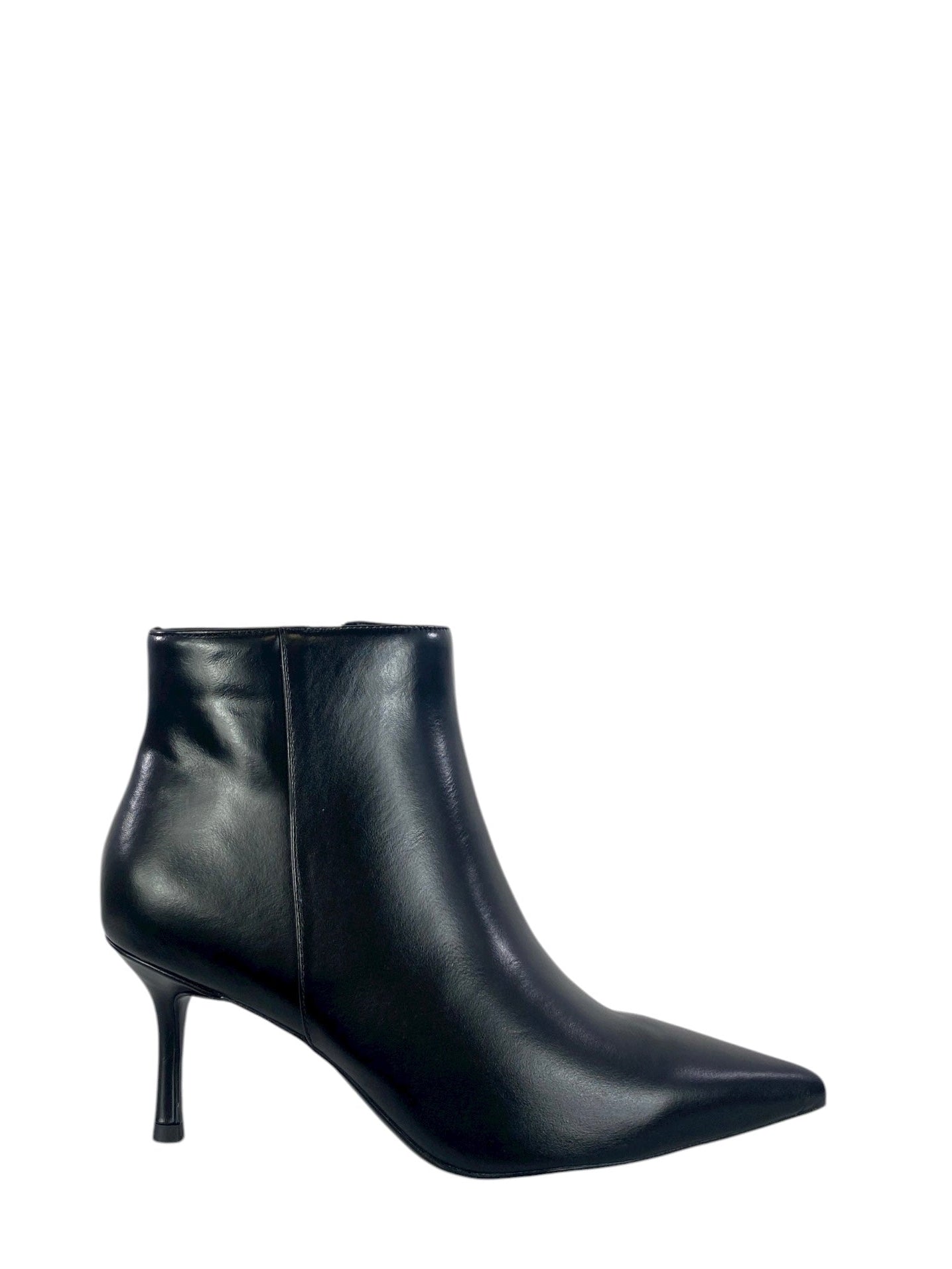 CHICONIC tronchetto di pelle nero