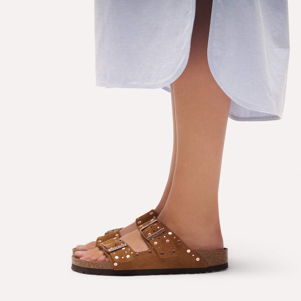 BIRKENSTOCK ARIZONA RIVET MINK
