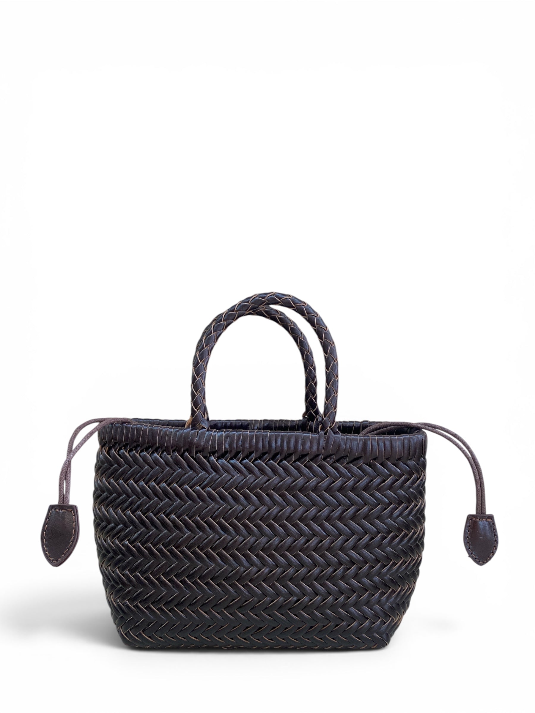 CECILE MINI BAG PELLE CAFFÈ