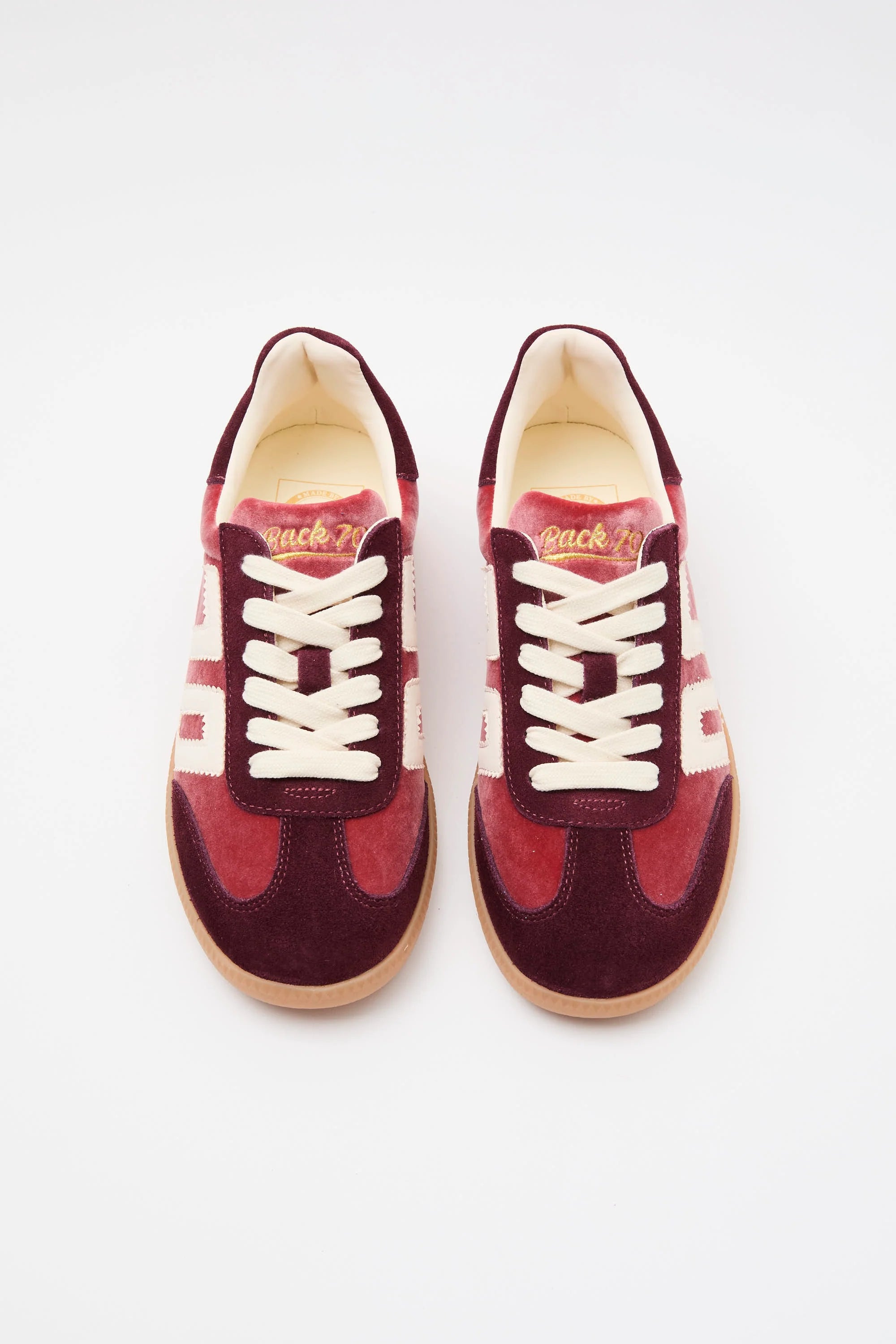 BACK70 SNEAKERS CLOUD VELVET WINE