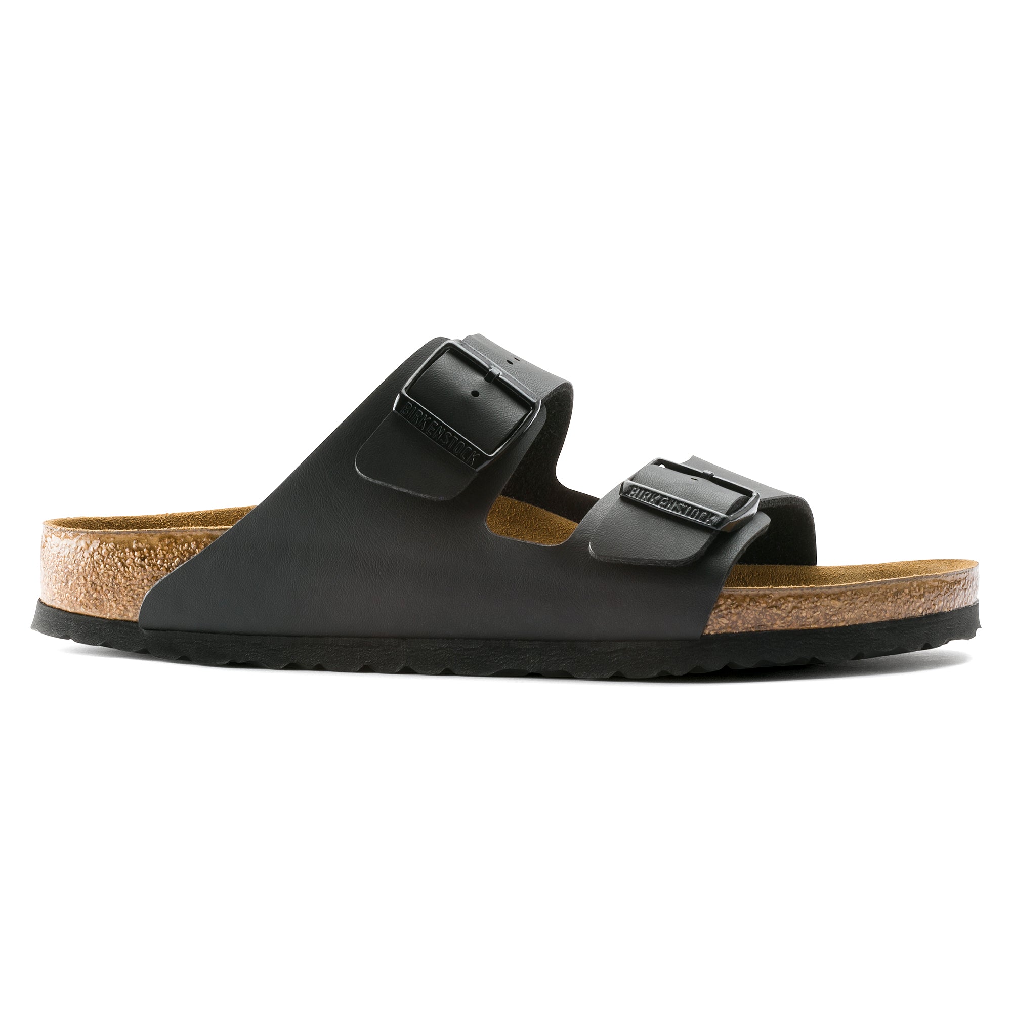 Birkenstock ciabatta donna due fasce birko flor nero