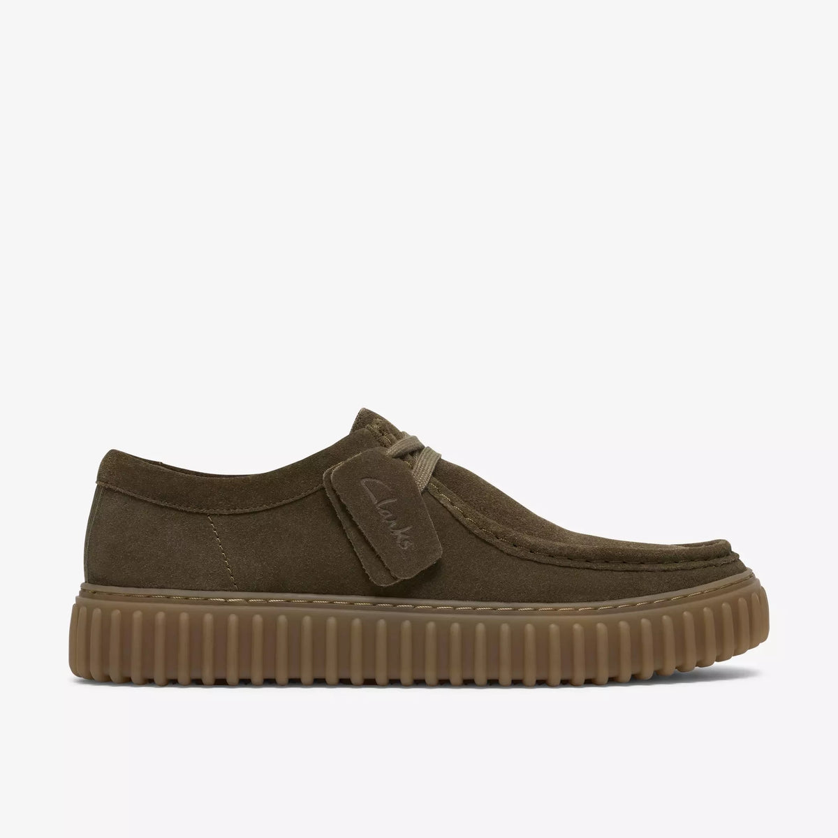 CLARKS THORILL LACE HI POLACCHINE KHAKI