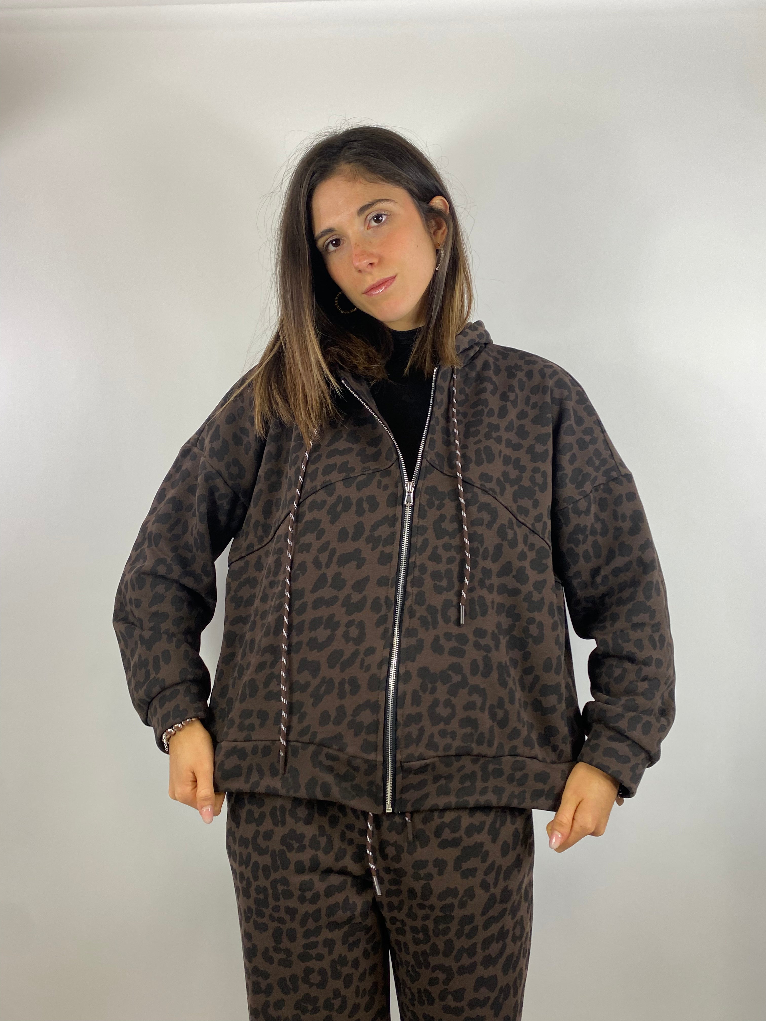 KIKISIX FELPA ANIMALIER