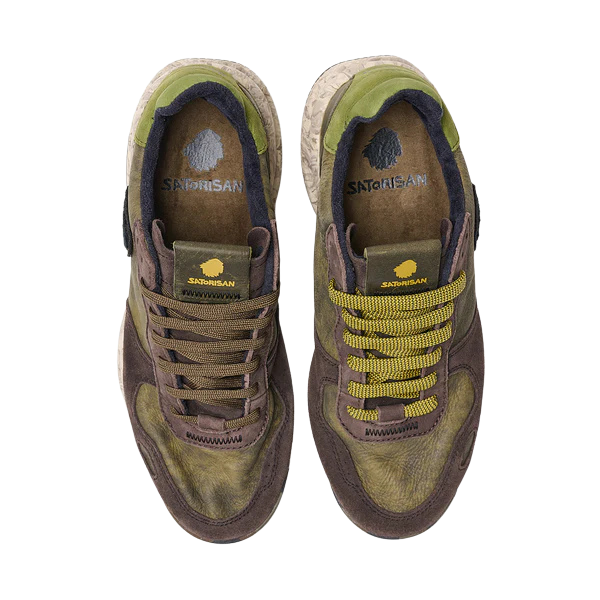 SATORISAN SNEAKER PELLE SUEDE BRONZE BLACK