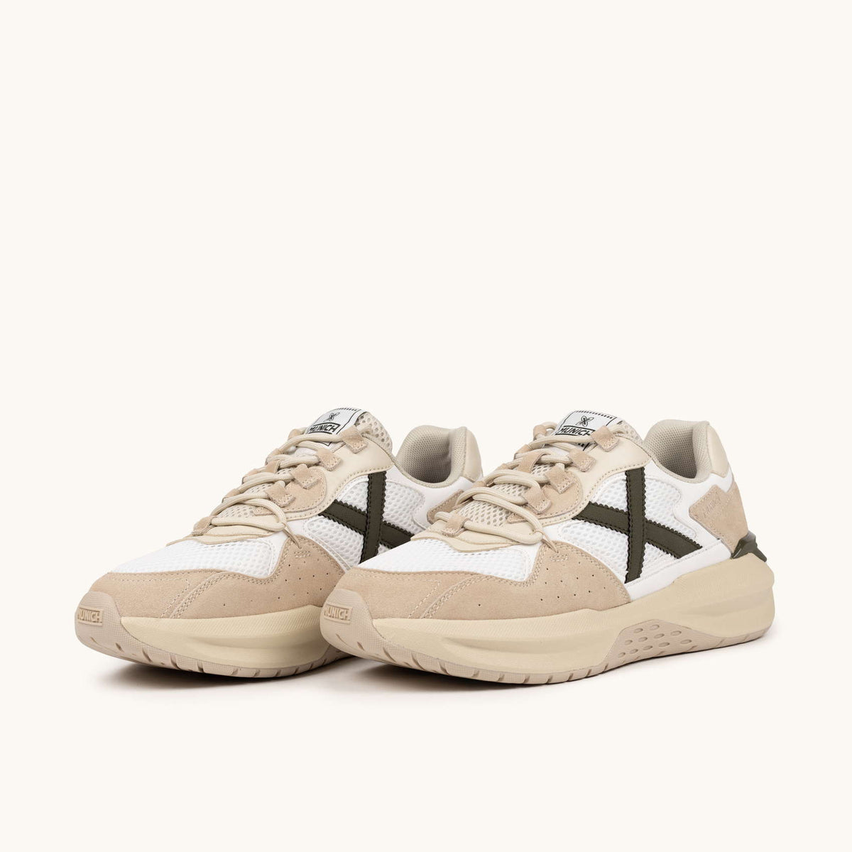 MUNICH SNEAKERS NEXA BEIGE E MILITARE