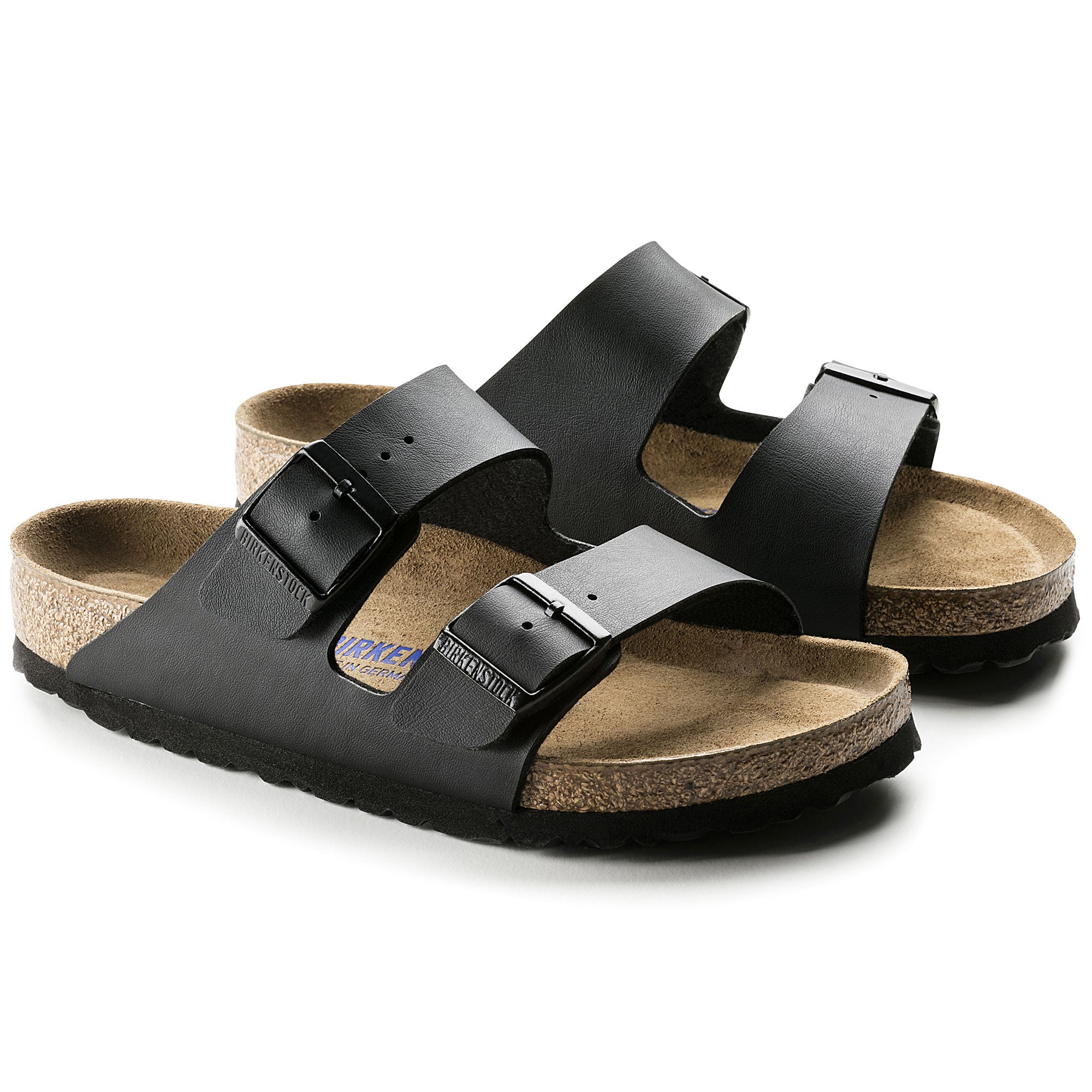 Birkenstock Ciabatta unisex arizona 2 fasce birko flor black